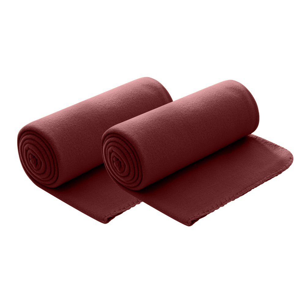 Wohndecke Polar-Fleece, wometo, OEKO-TEX®, 2 Fleecedecken günstig online kaufen