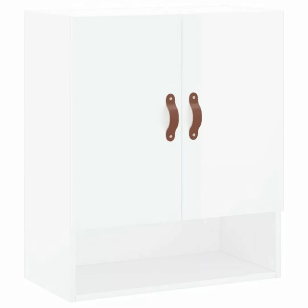 vidaXL Hängeschrank Wandschrank Hochglanz-Weiß 60x31x70 cm Holzwerkstoff (1 günstig online kaufen