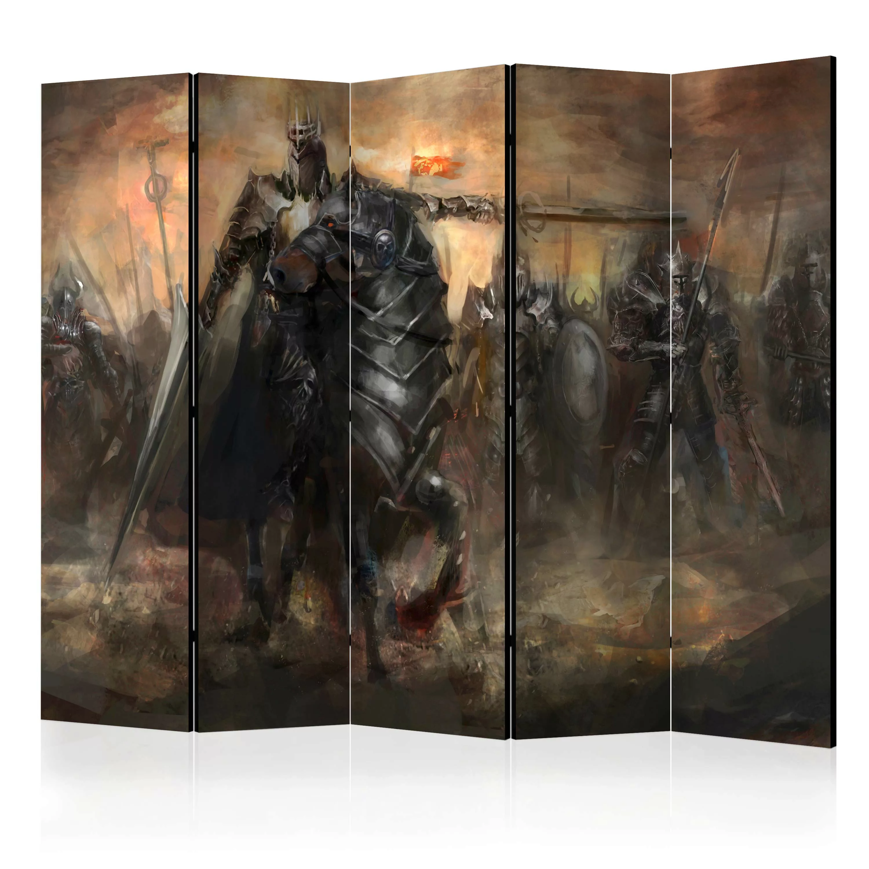 5-teiliges Paravent - Dragon Castle Ii [room Dividers] günstig online kaufen