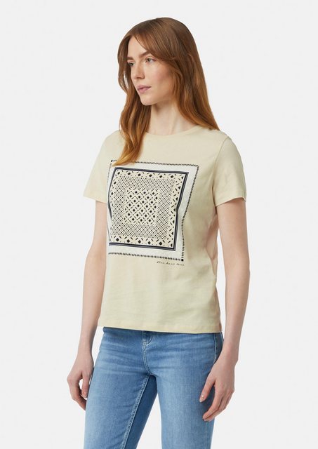 comma casual identity Kurzarmshirt T-Shirt mit Frontprint Artwork günstig online kaufen