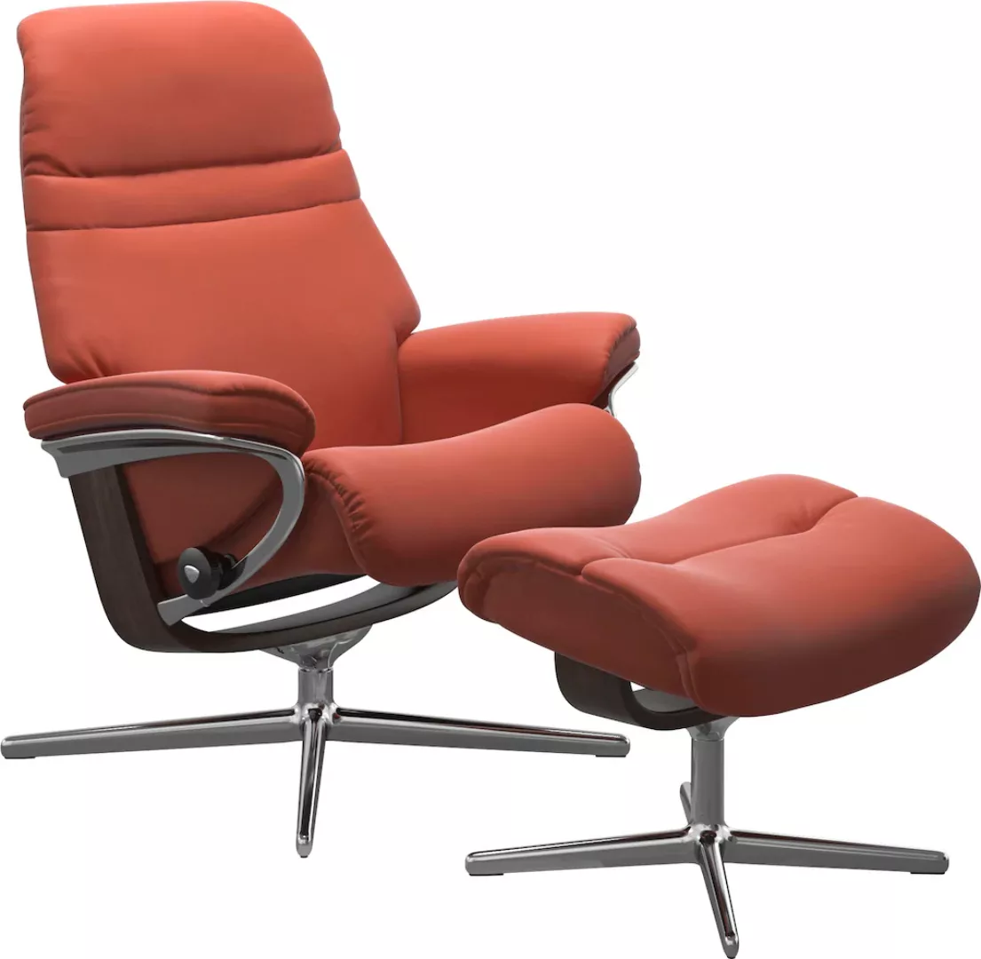 Stressless Fußhocker "Sunrise", mit Cross Base, Größe S, M & L, Holzakzent günstig online kaufen