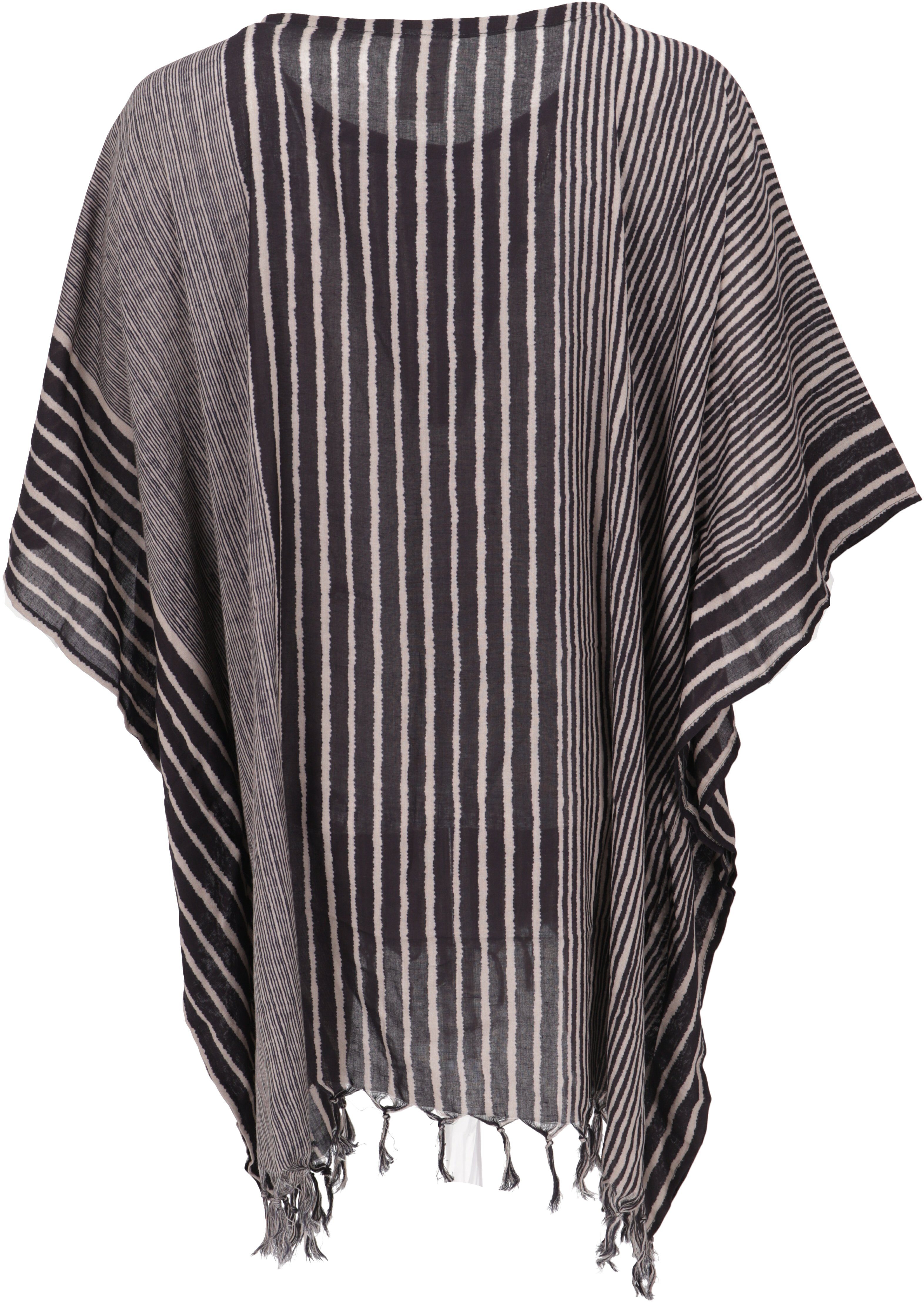 Guru-Shop Longbluse Kaftan, Ibiza-Style Tunika, gestreifter.. günstig online kaufen