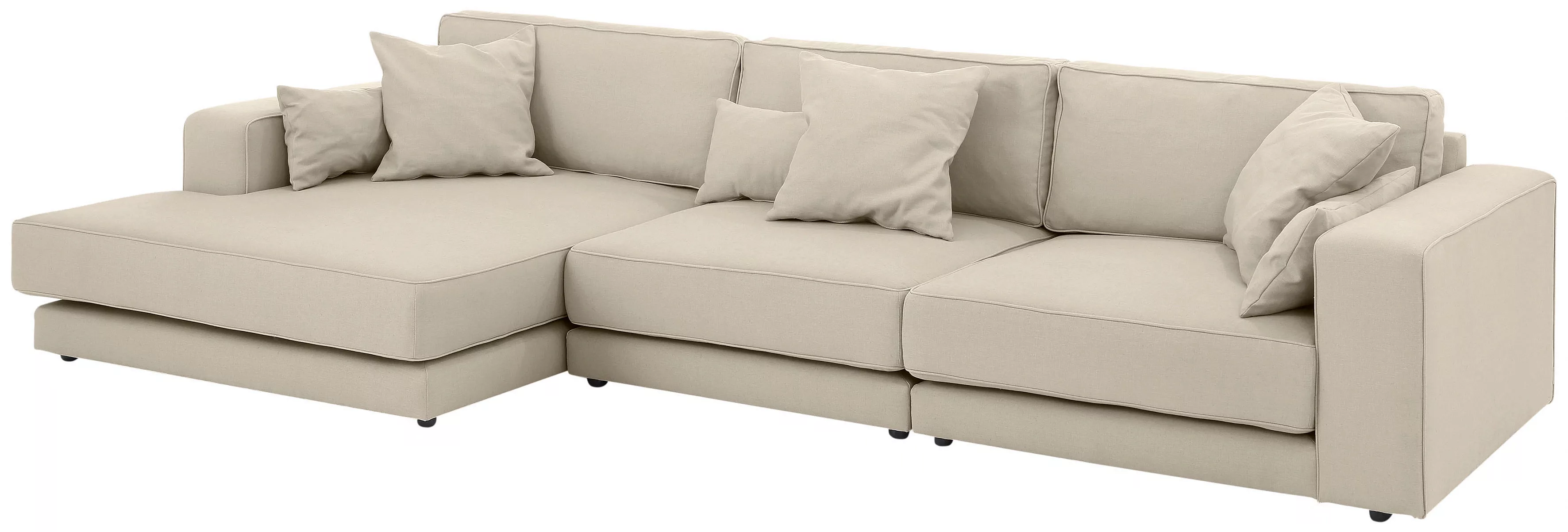 OTTO products Ecksofa "Grenette L-Form", Modulsofa, im Baumwoll-/Leinenmix günstig online kaufen