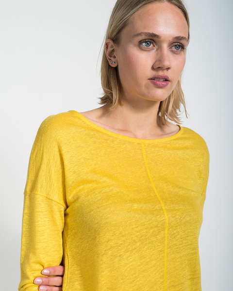 Sommer Leinenshirt Aus Leinen-jersey 'Linen Pure' günstig online kaufen