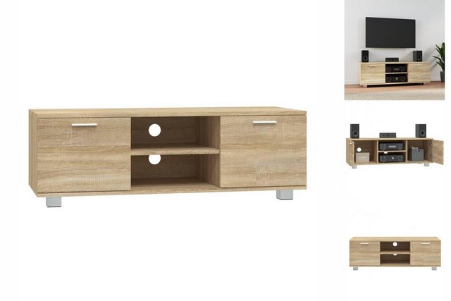 vidaXL TV-Schrank TV Schrank Fernsehschrank Lowboard Regal Sideboard Sonoma günstig online kaufen