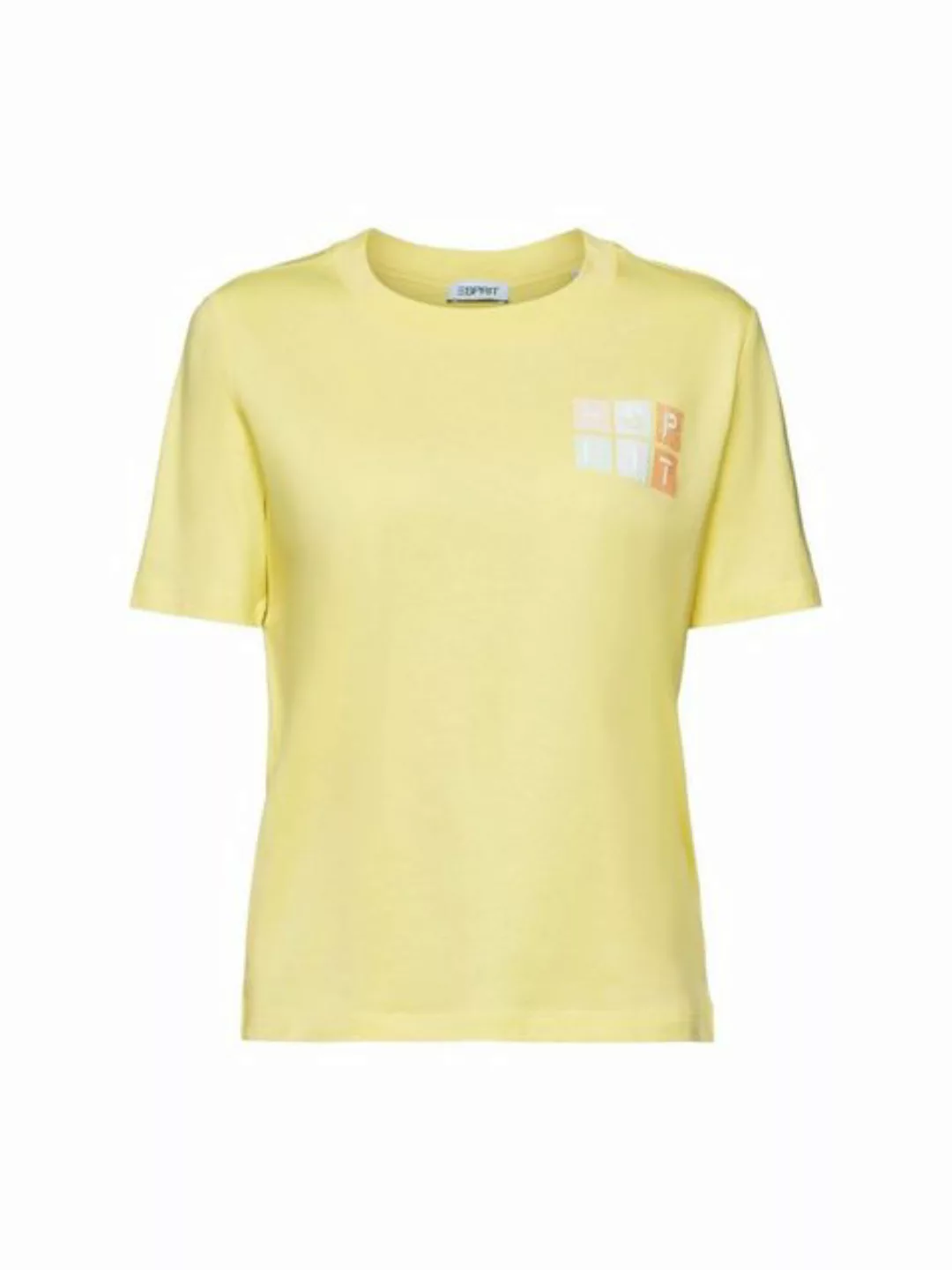 Esprit T-Shirt Jersey-T-Shirt mit Logo (1-tlg) günstig online kaufen