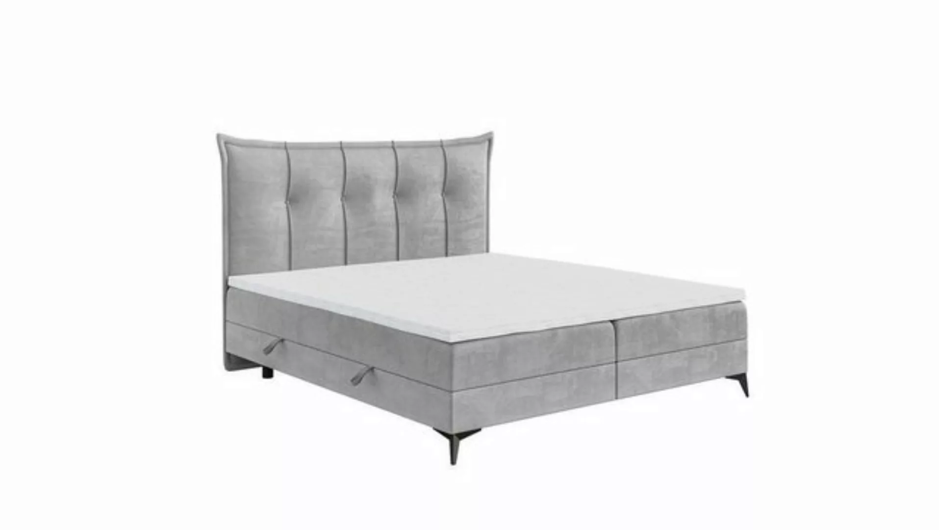 JVmoebel Boxspringbett Design Doppelbett Schlafzimmer Textil Möbel Modern L günstig online kaufen