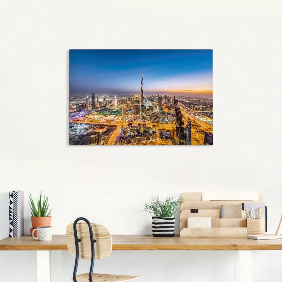Artland Leinwandbild "Dubai IV", Bilder von Asien, (1 St.), auf Keilrahmen günstig online kaufen