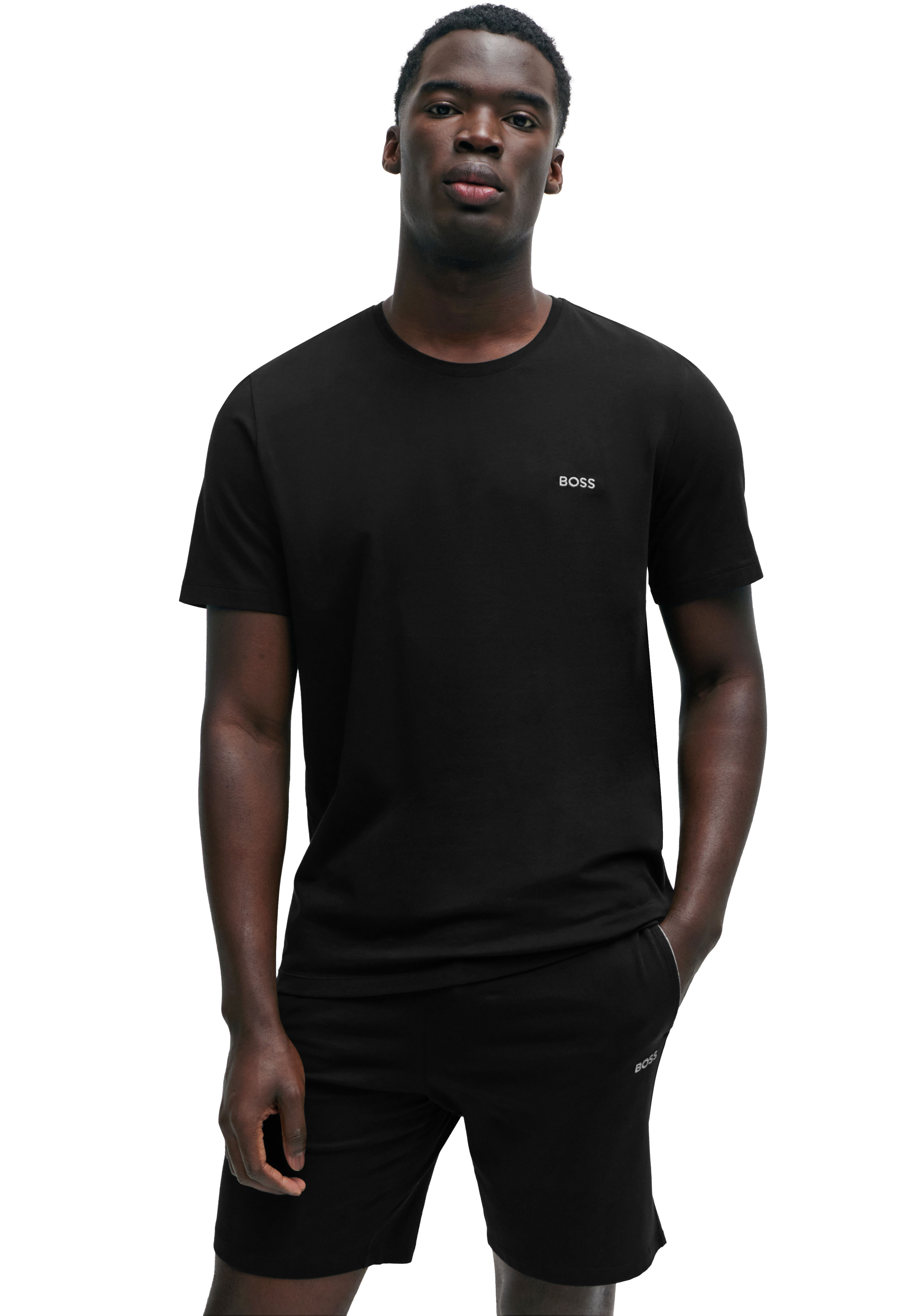 BOSS T-Shirt "Mix&Match T-Shirt R", mit BOSS Stickerei auf der Brust günstig online kaufen