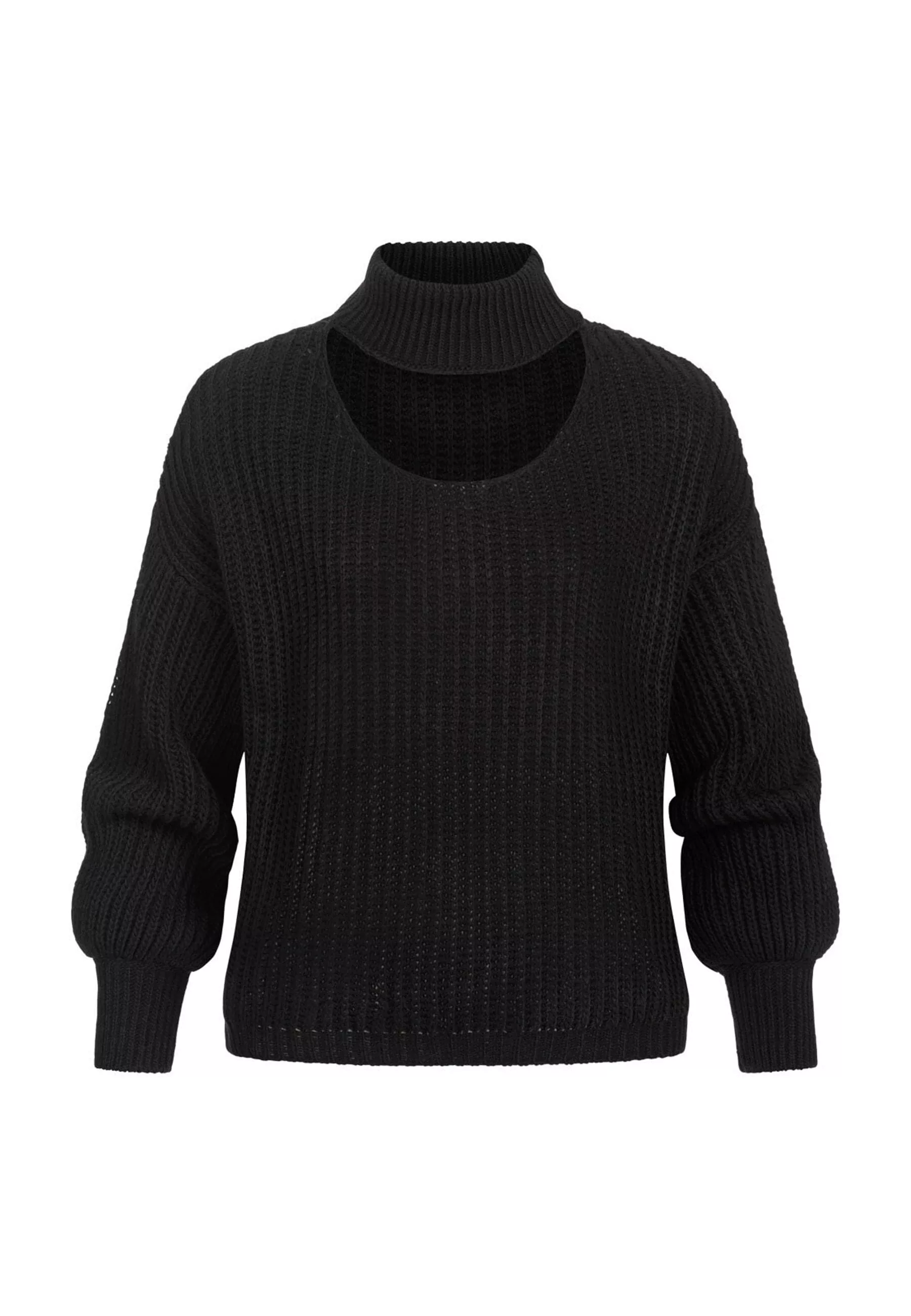 CLOUD 5IVE Rundhalspullover "CLOUD 5IVE Pullover mit Stehrollkragen und V-A günstig online kaufen