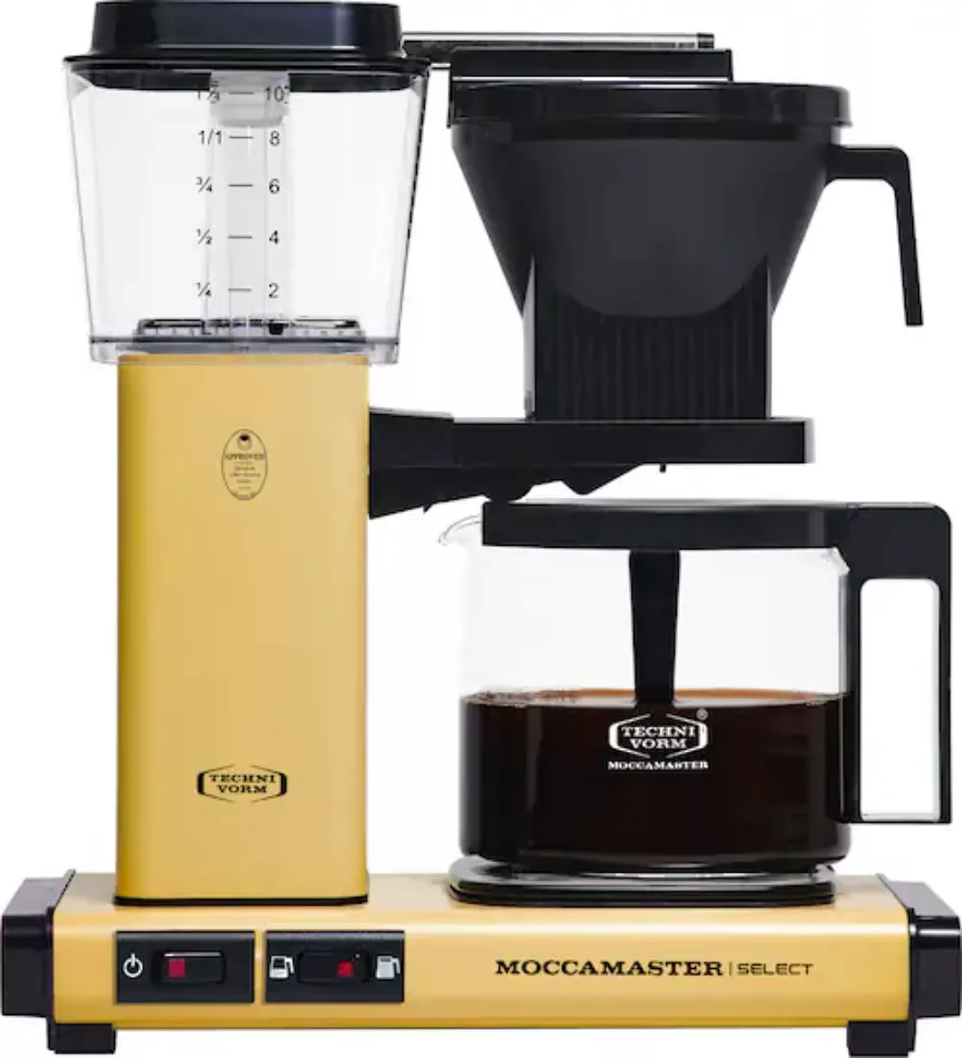 Moccamaster Filterkaffeemaschine »KBG Select pastel yellow«, 1,25 l Kaffeek günstig online kaufen