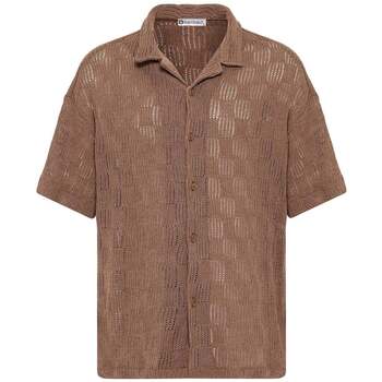 Dandalo  Hemdbluse Erik Oversize Lapel Collar Short Sleeve Shirt günstig online kaufen