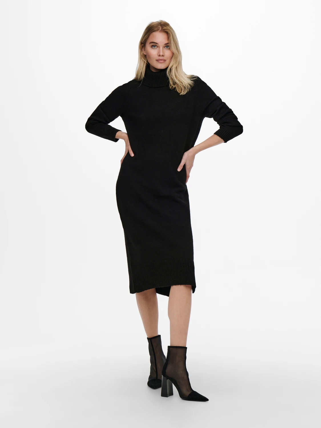 ONLY Strickkleid "ONLBRANDIE L/S ROLL NECK DRESS" günstig online kaufen