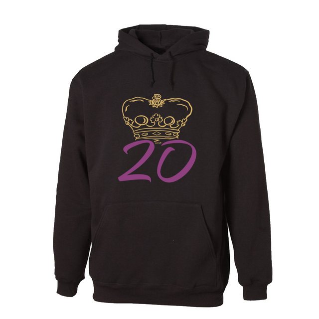 G-graphics Hoodie 20 mit Krone zum 20ten Geburtstag mit trendigem Frontprin günstig online kaufen