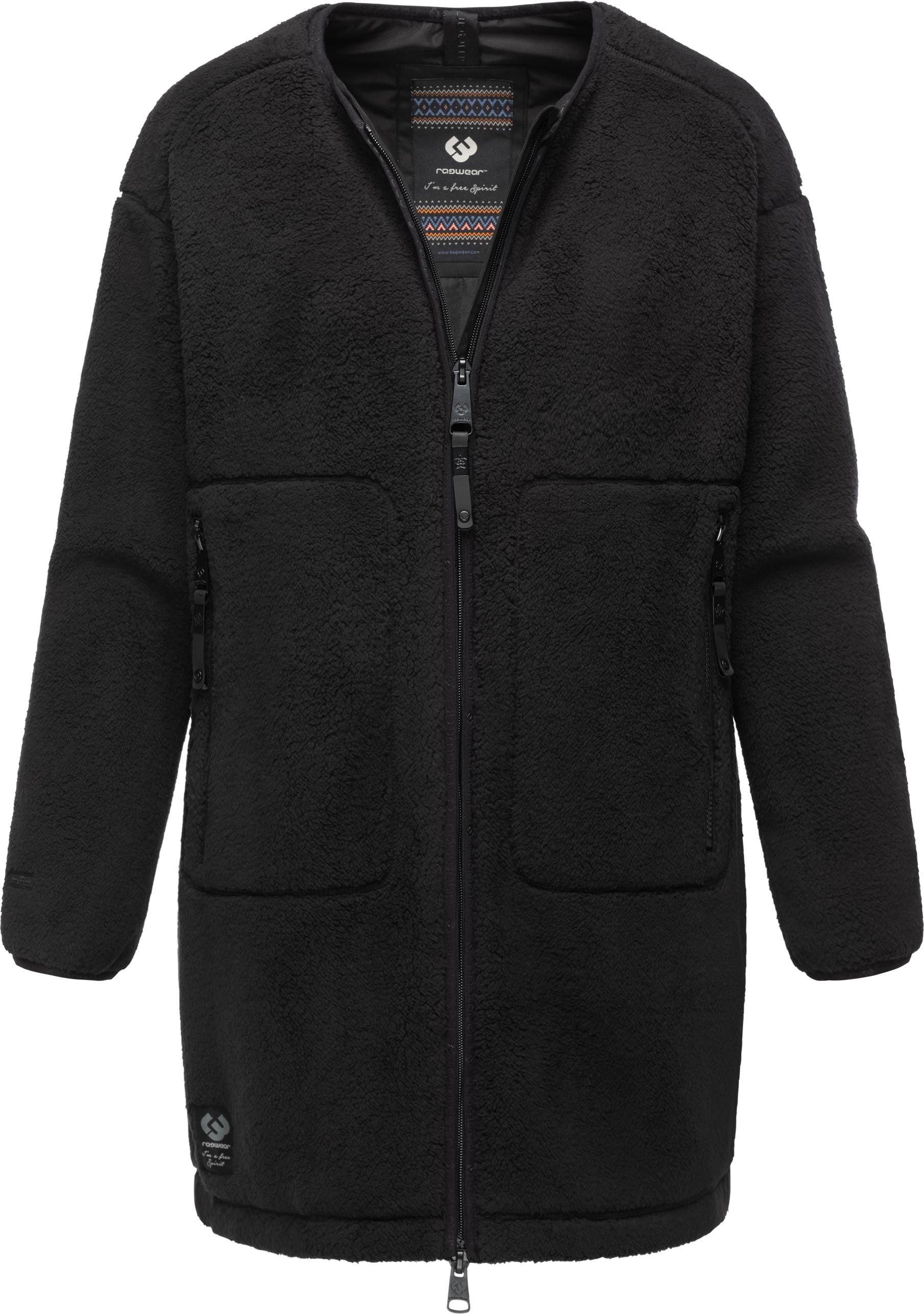 Ragwear Plüschjacke "Fouzy", ohne Kapuze, flauschige Übergangsjacke aus kus günstig online kaufen