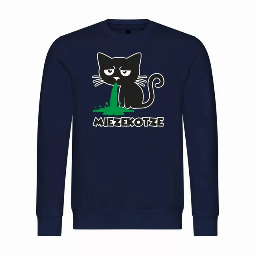 deinshirt Rundhalspullover Herren Pullover Miezekotze Mit Print Motiv, Graf günstig online kaufen