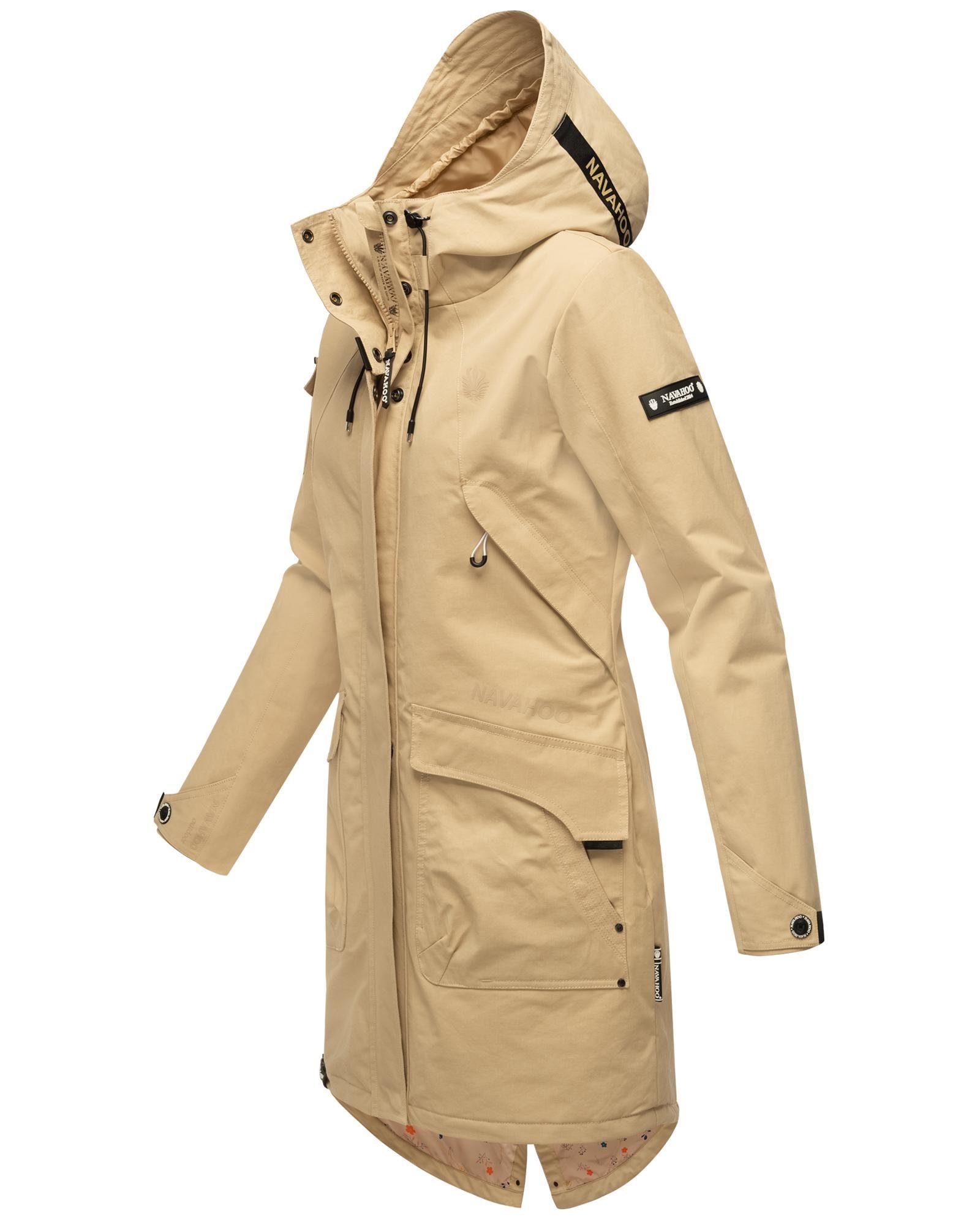 Navahoo Outdoorjacke "Pfefferschote", mit Kapuze, moderne Damen Übergangsja günstig online kaufen