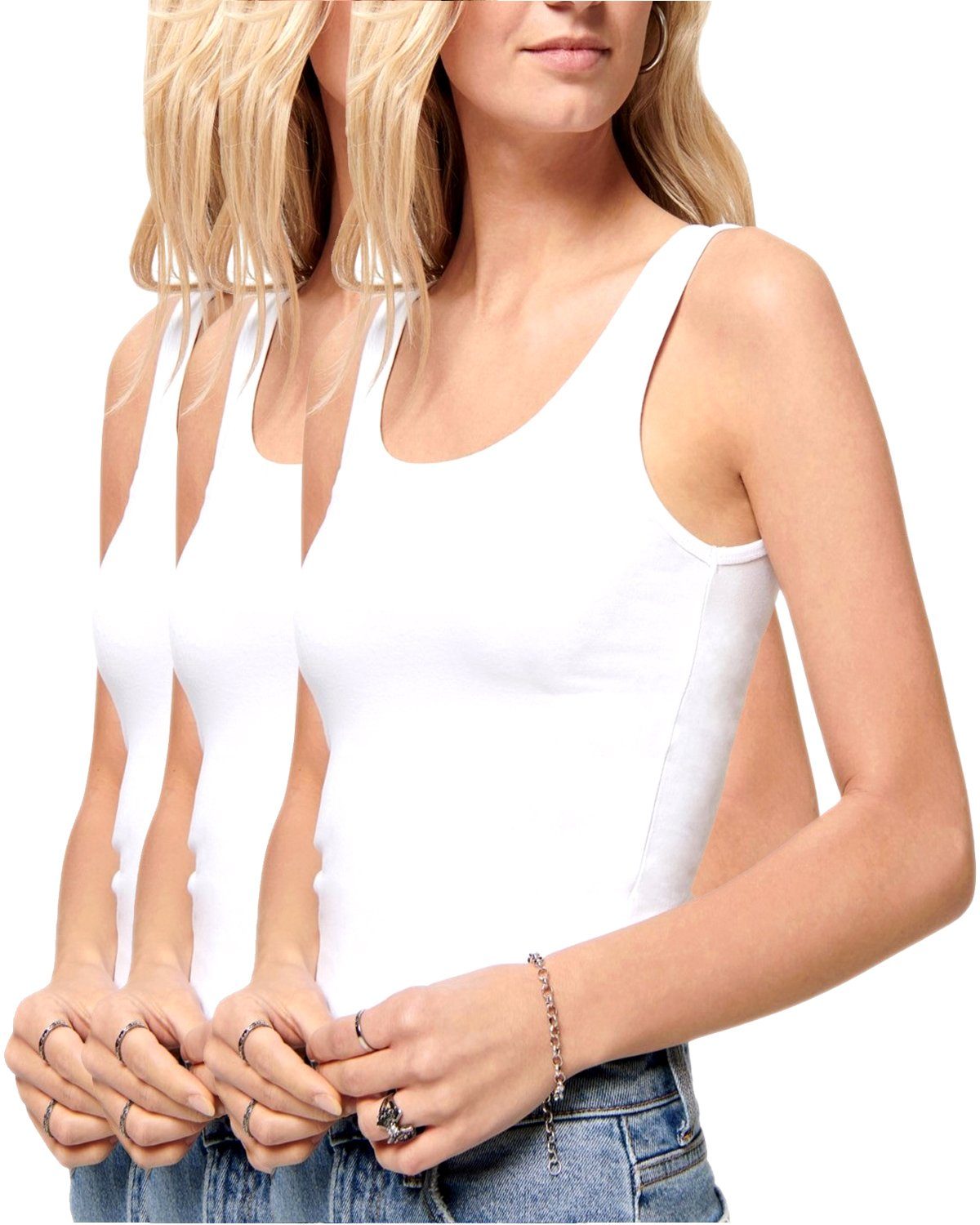 ONLY Tanktop (Set) Basic Top Unifarben günstig online kaufen