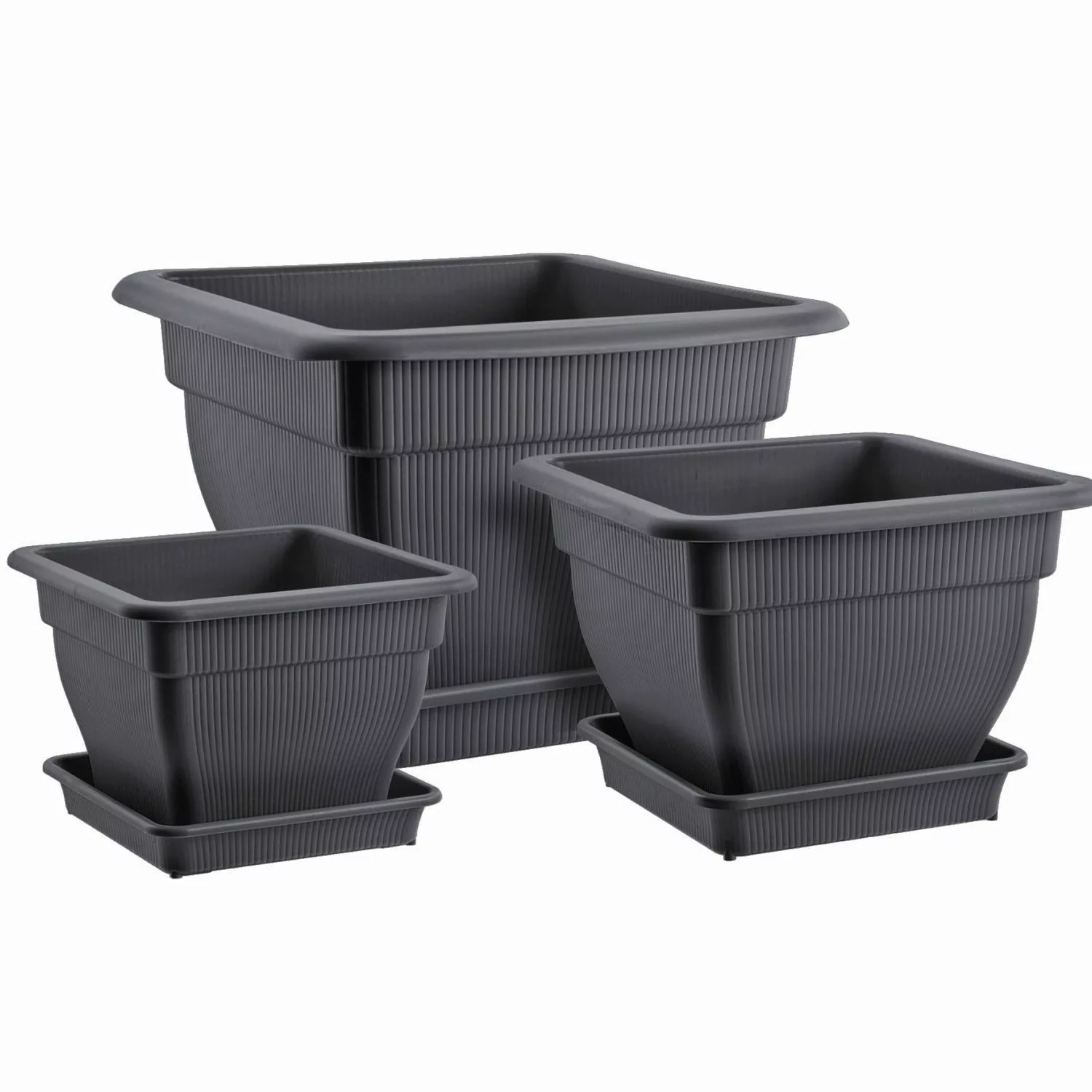 BURI Pflanzkübel Pflanzkübel Blumentopf Wasserspeicher und günstig online kaufen