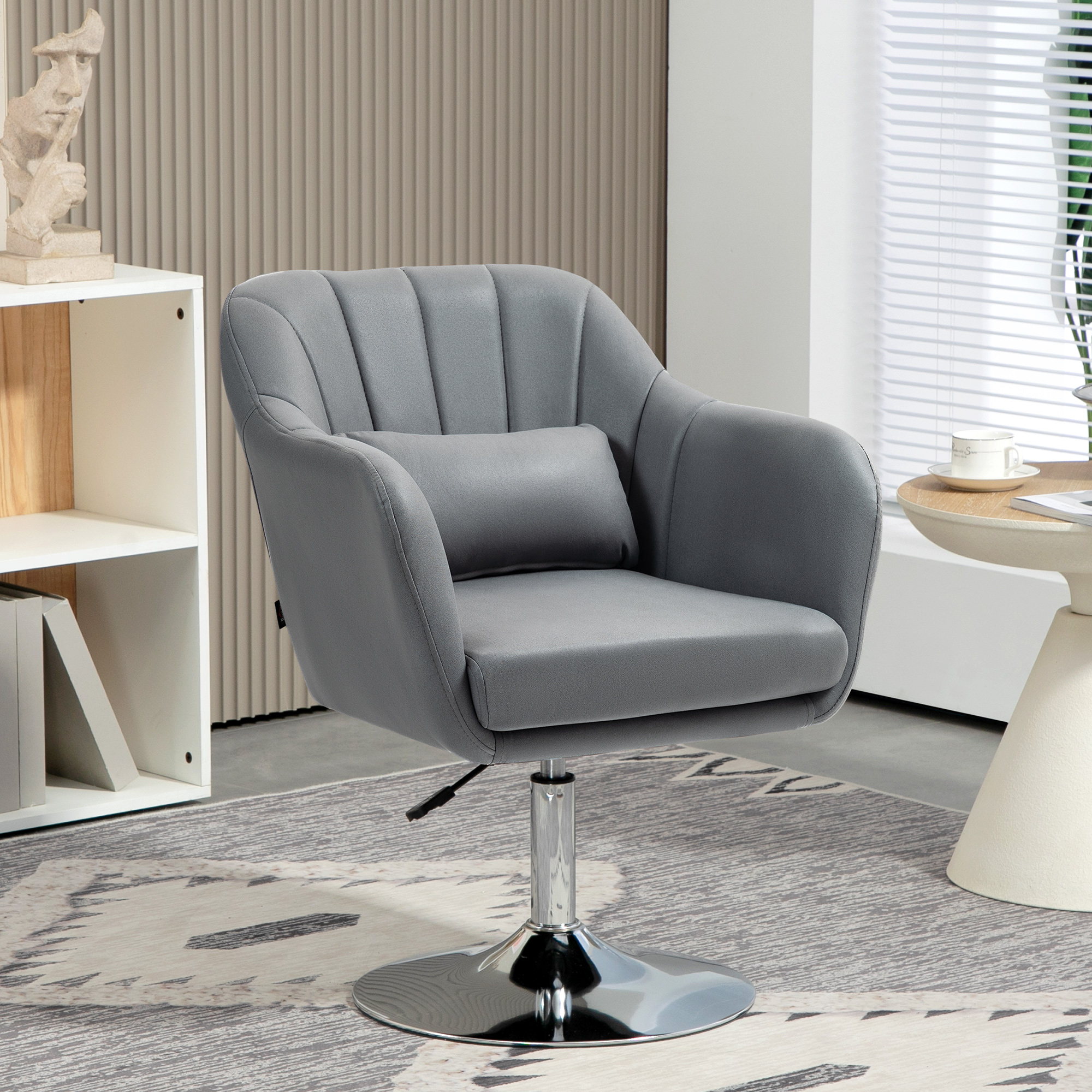 HOMCOM Sessel Loungesessel mit Armlehne, Lendenkissen, Gepolstert Relaxsess günstig online kaufen