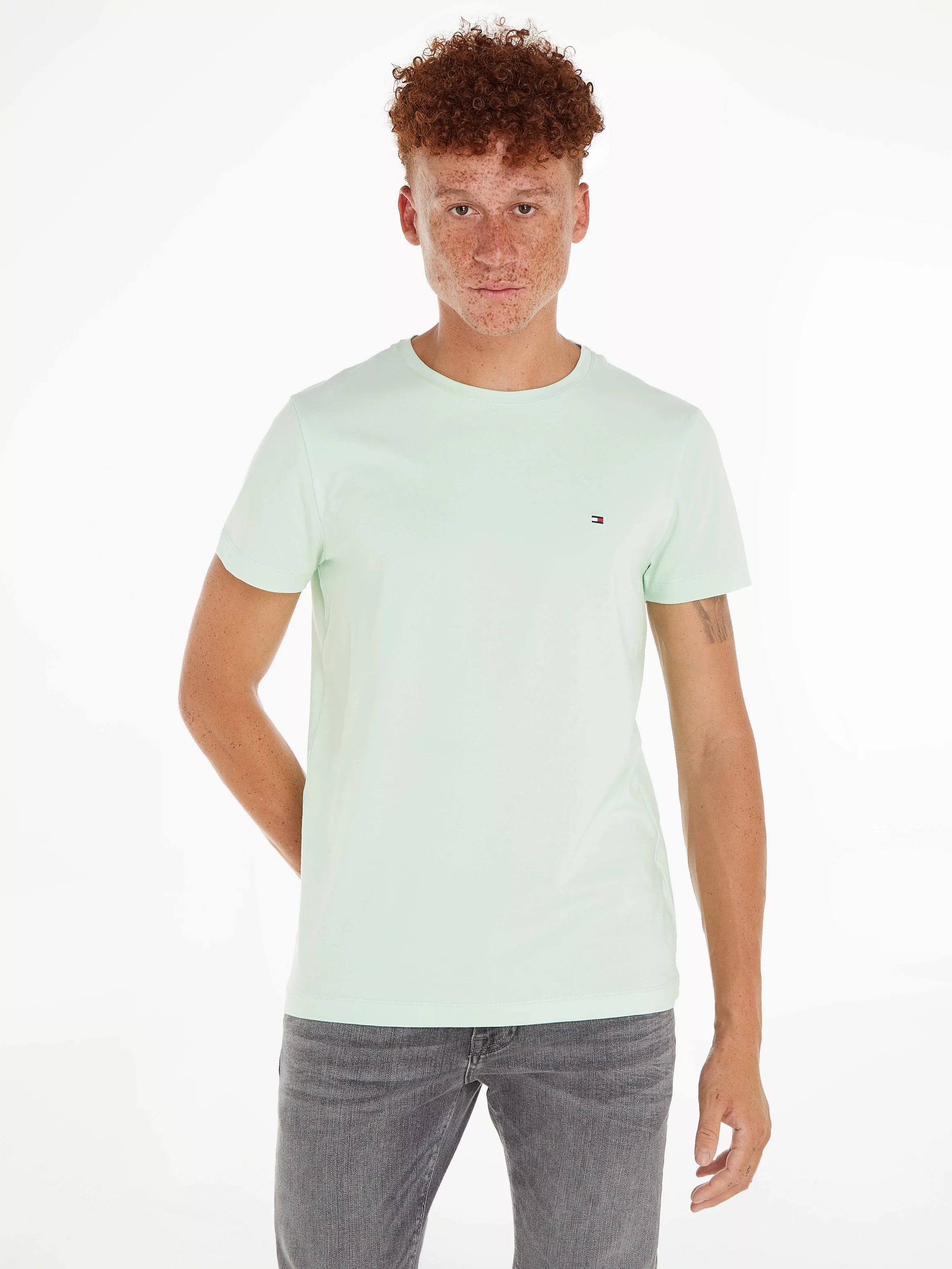 Tommy Hilfiger T-Shirt "STRETCH SLIM FIT TEE" günstig online kaufen