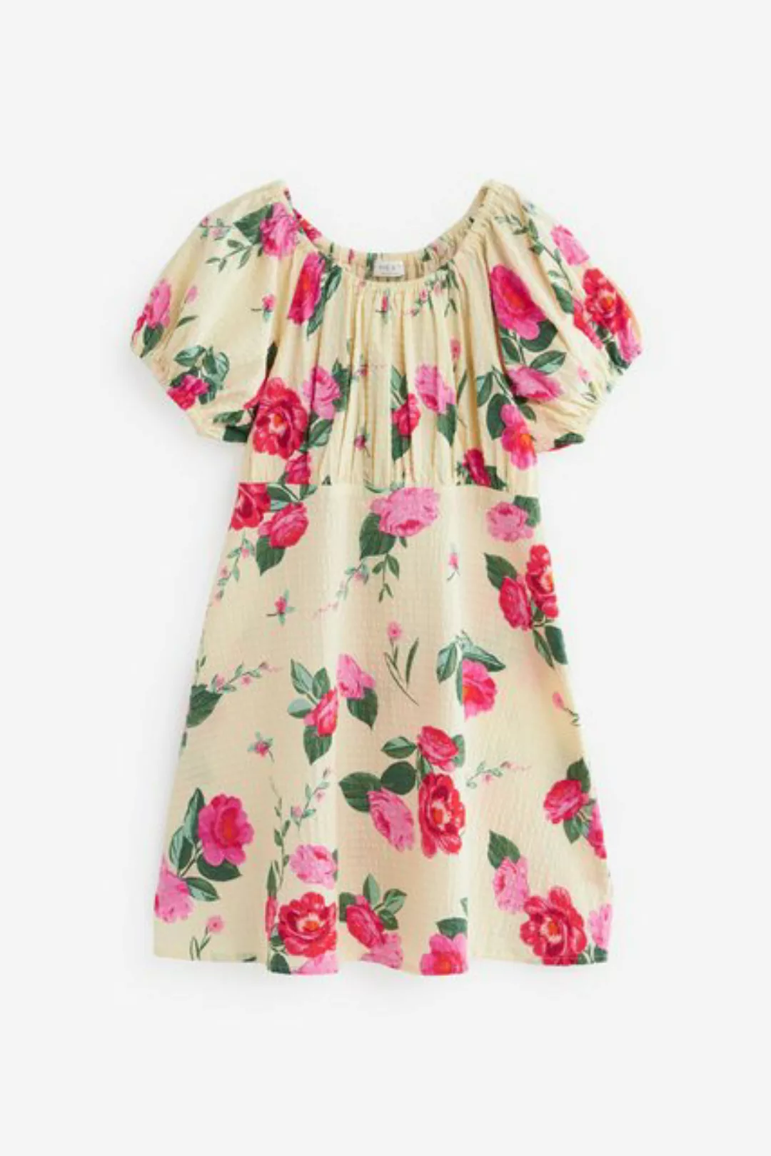 Next Sommerkleid Kleid mit Puffärmeln (1-tlg) günstig online kaufen