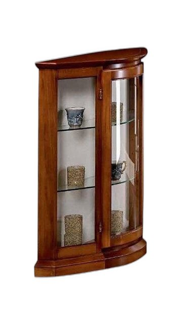 Xlmoebel Vitrine Braun Vitrine Schrank Wohnzimmer Schau Design (1-St) Herge günstig online kaufen