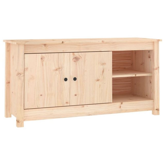 furnicato TV-Schrank 103x36,5x52 cm Massivholz Kiefer günstig online kaufen