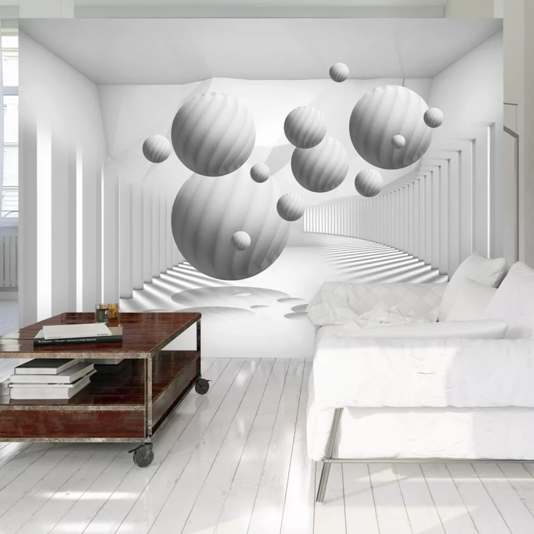 Fototapete - Balls in White günstig online kaufen