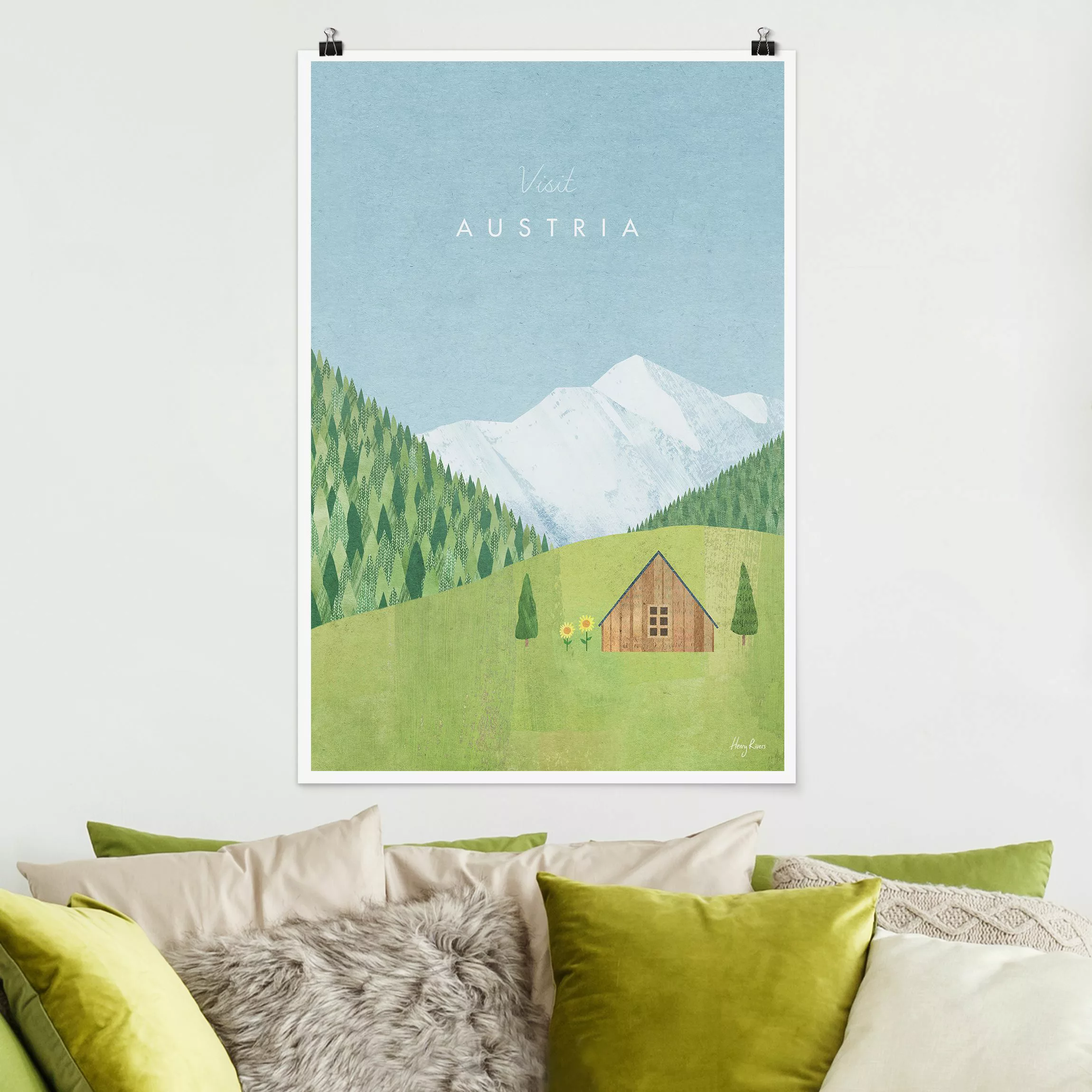 Poster Reiseposter - Austria günstig online kaufen