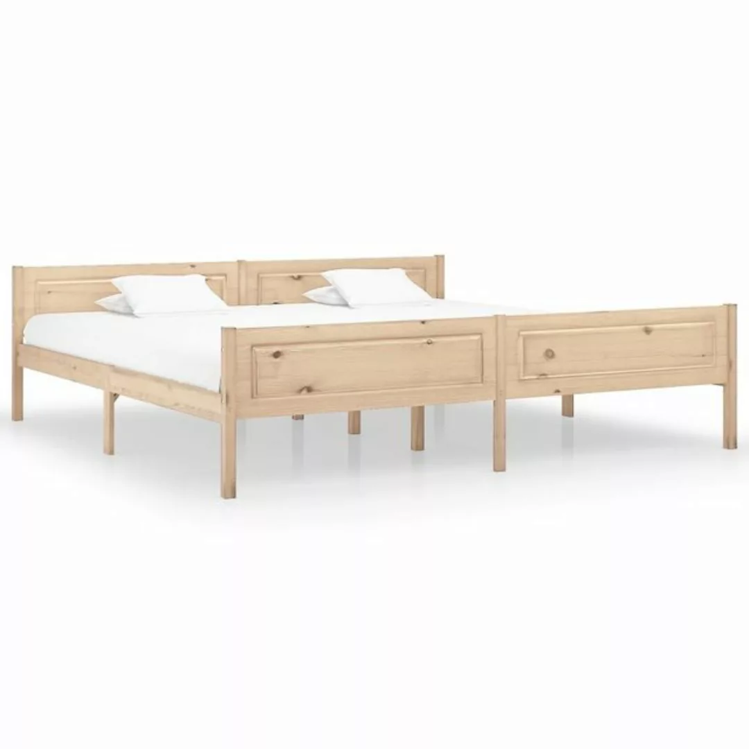 furnicato Bett Massivholzbett Kiefer 200x200 cm günstig online kaufen