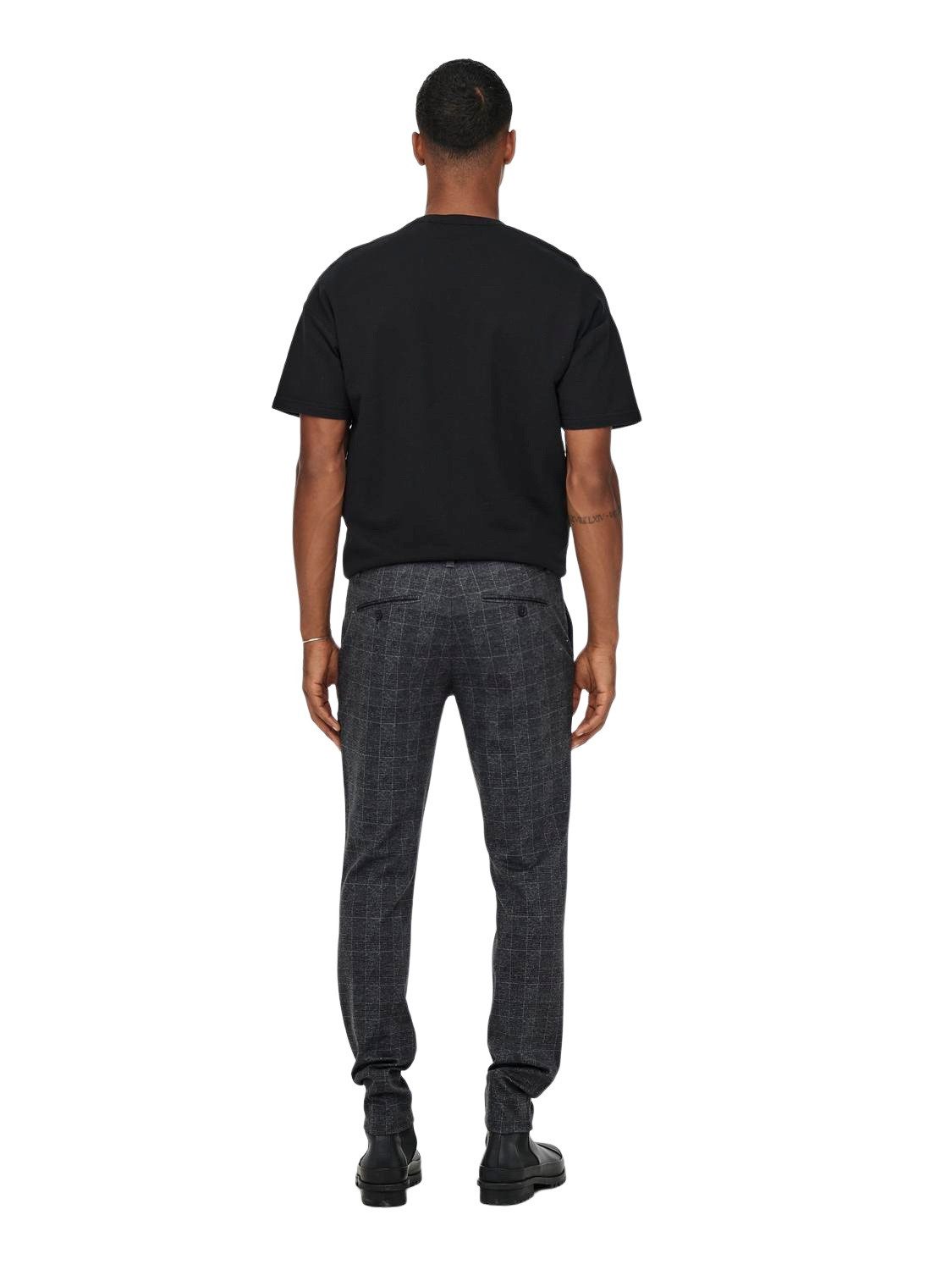Only & Sons Herren Chino Hose ONSMARK SLIM CHECK 9887 - Slim Fit günstig online kaufen