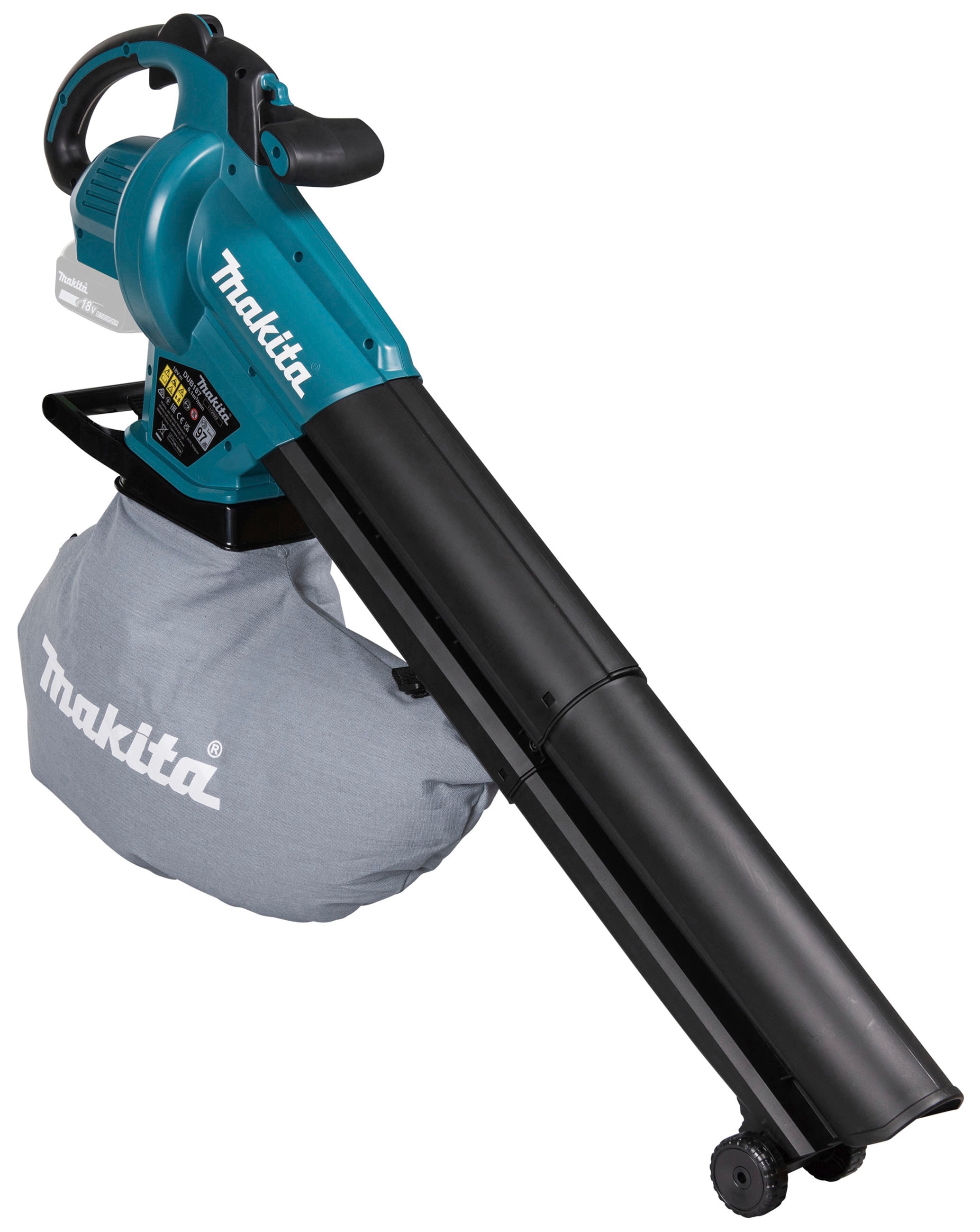 Makita Akku-Laubbläser "2 in 1 Akku-Laubsauger inkl. Häckselfunktion "DUB18 günstig online kaufen