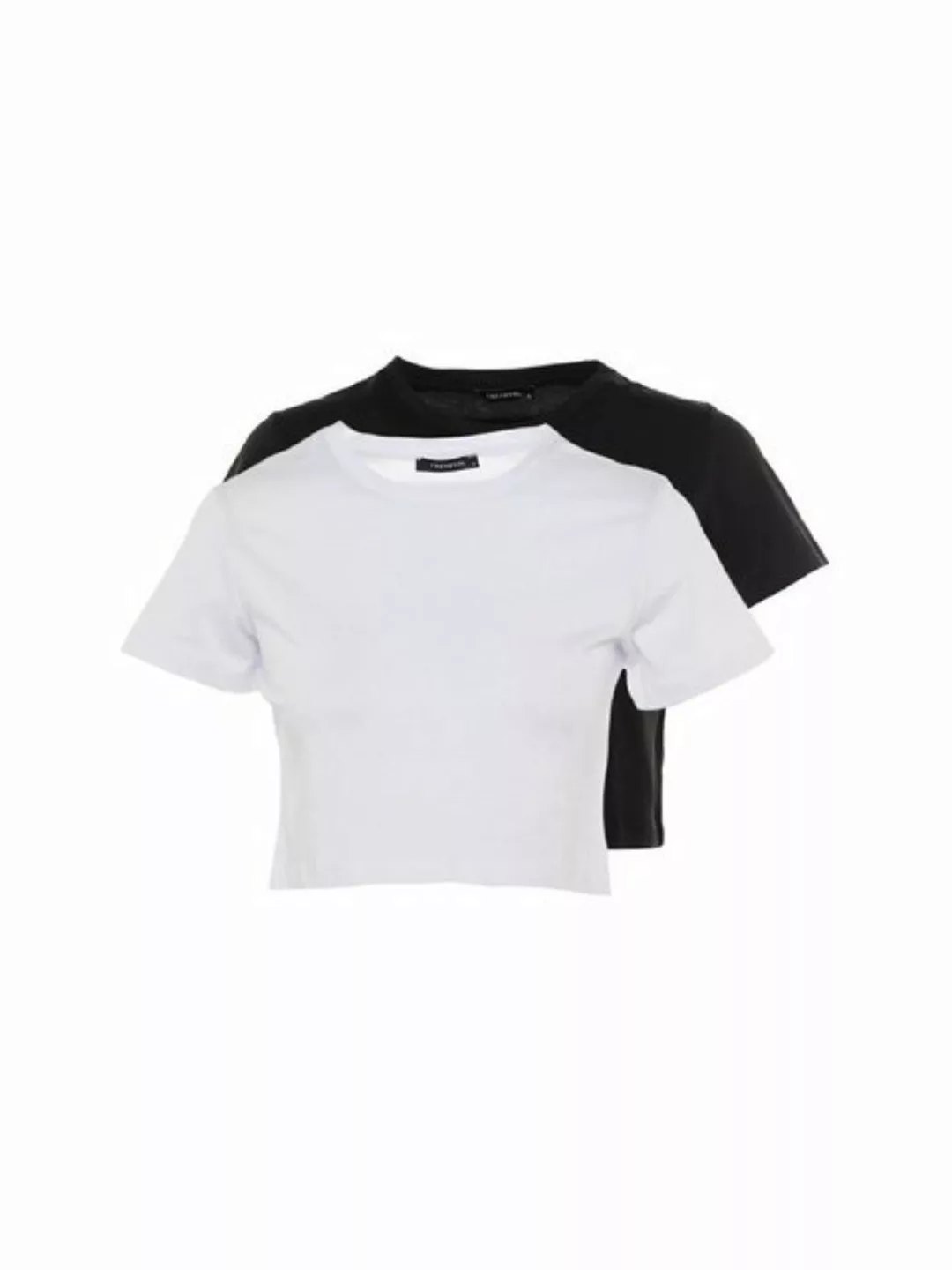 Trendyol T-Shirt (2-tlg) Plain/ohne Details günstig online kaufen
