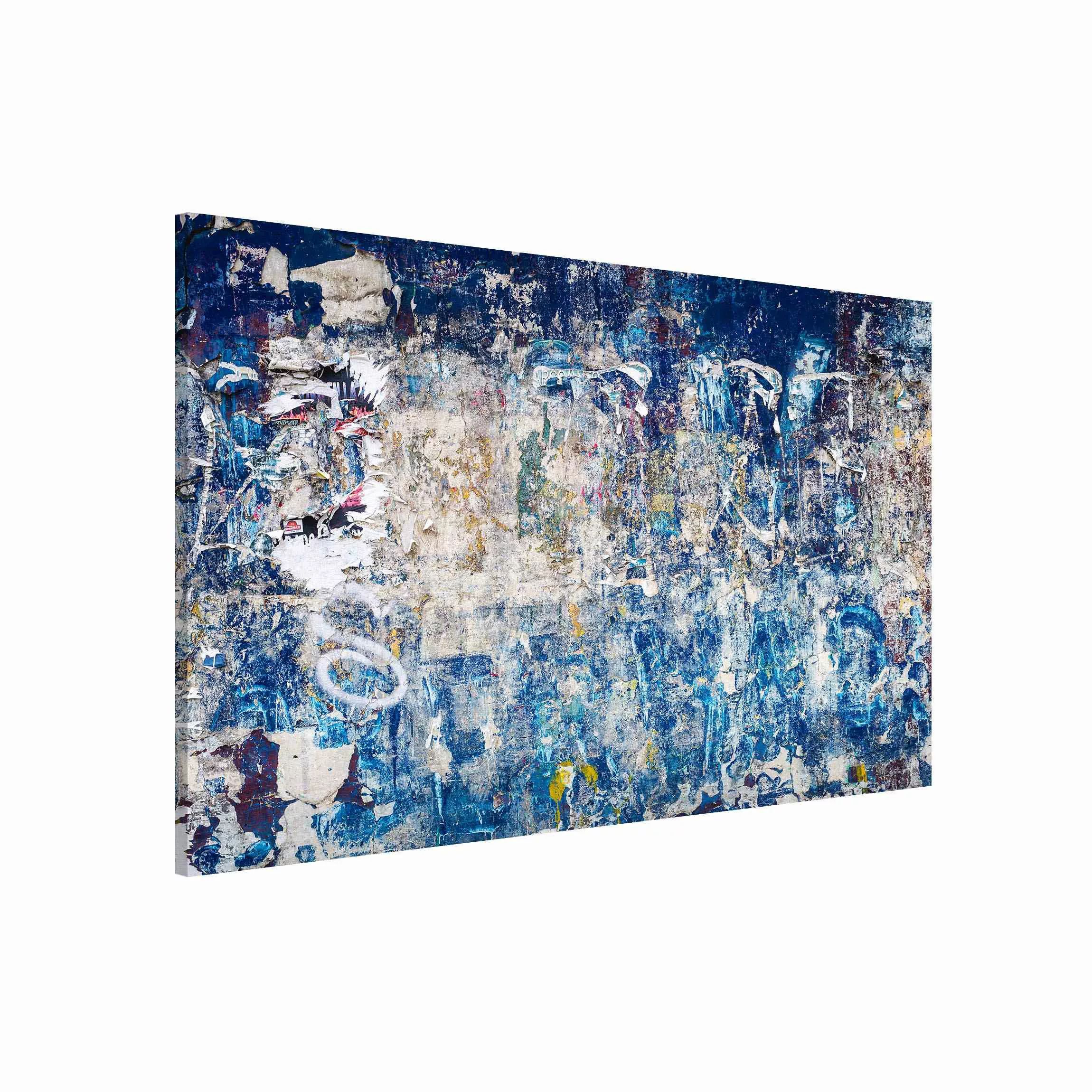 Magnettafel Shabby Wall In Blue günstig online kaufen