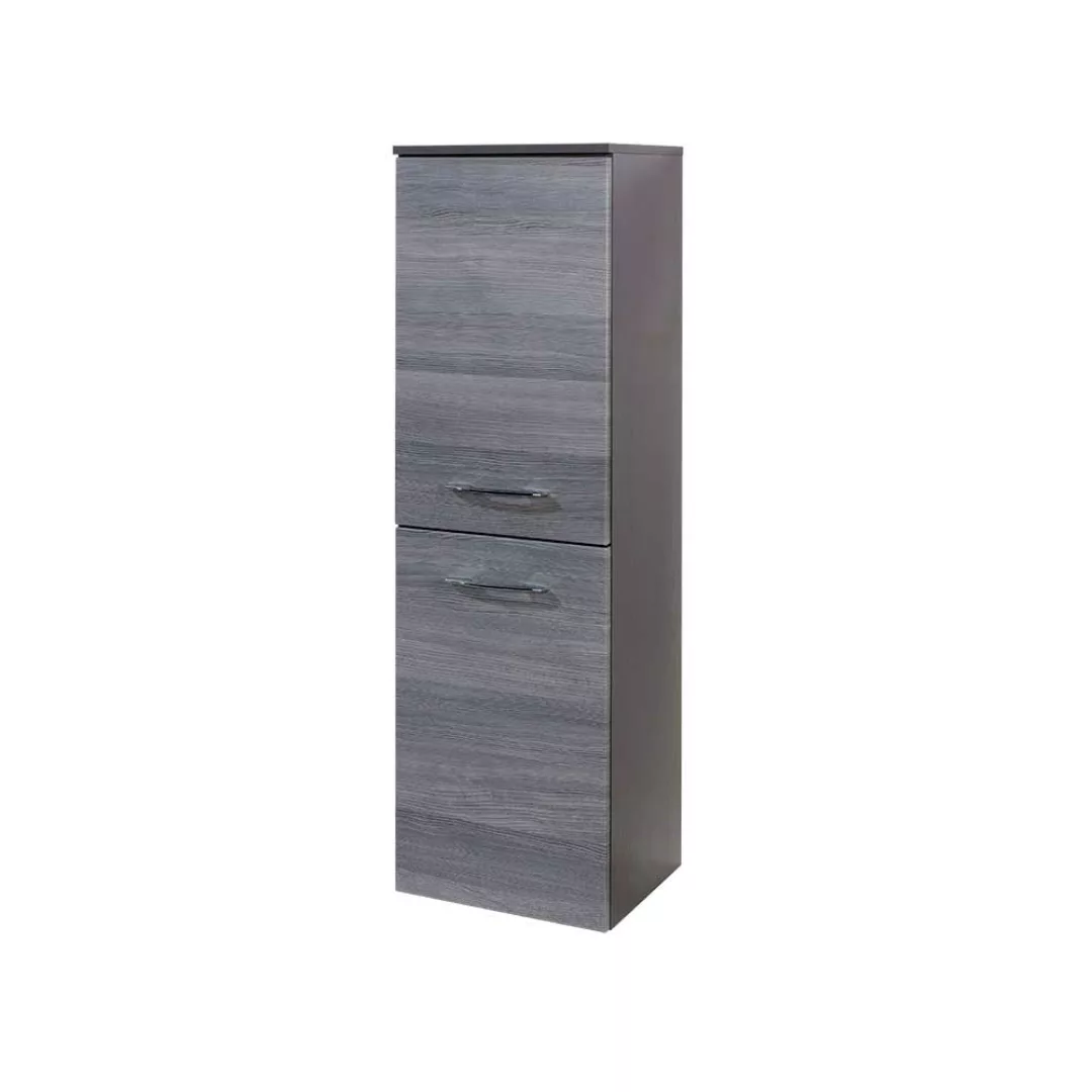 Badschrank in Eiche Rauchsilber modern günstig online kaufen