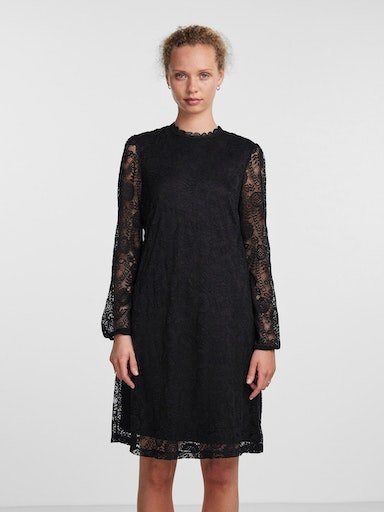 pieces Spitzenkleid PCOLLINE LS LACE DRESS NOOS BC günstig online kaufen