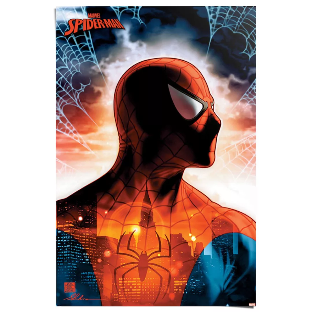 Reinders Poster "Spiderman - protector of the city" günstig online kaufen