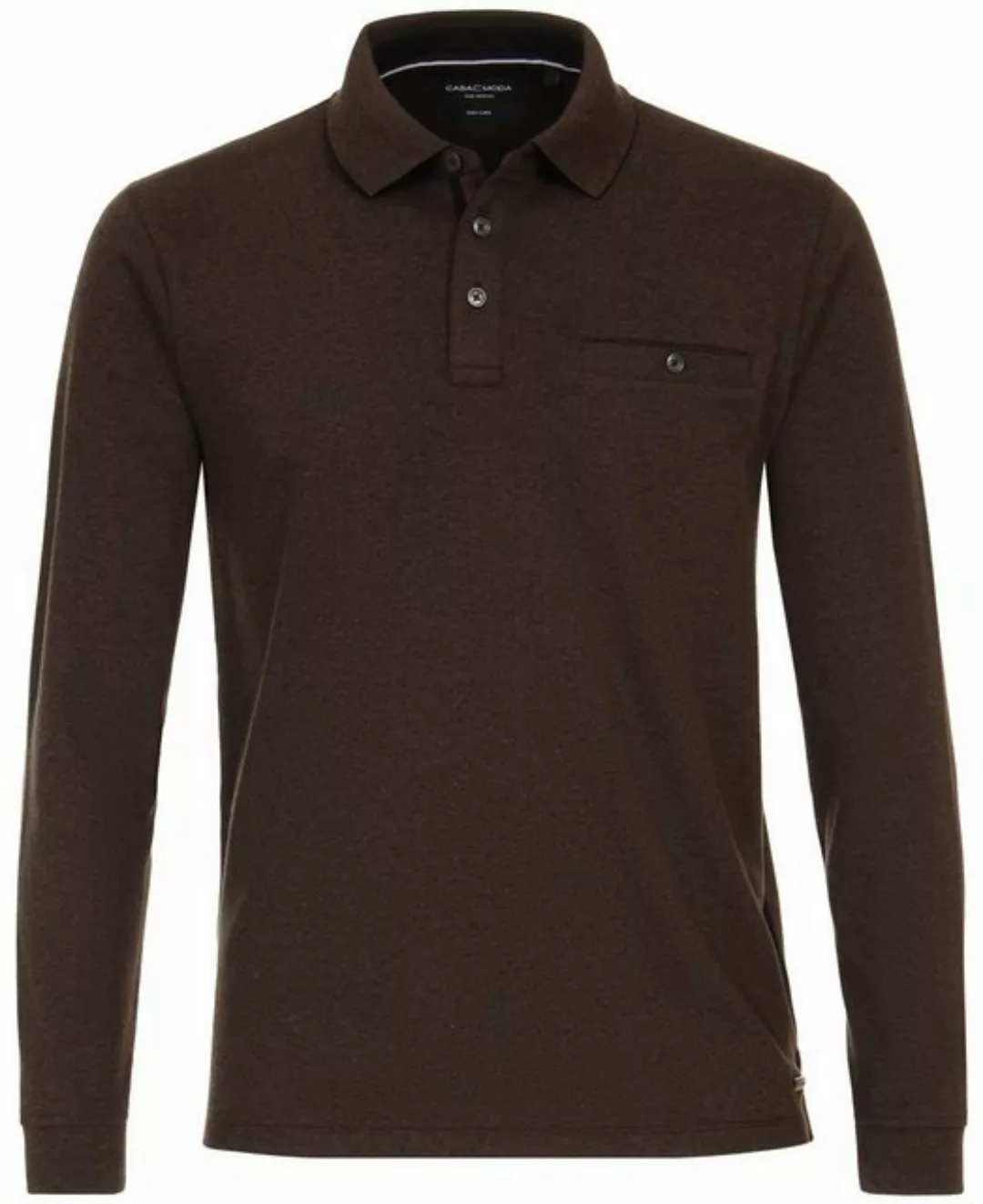 Casa Moda Poloshirt LS Braun - Größe XXL günstig online kaufen