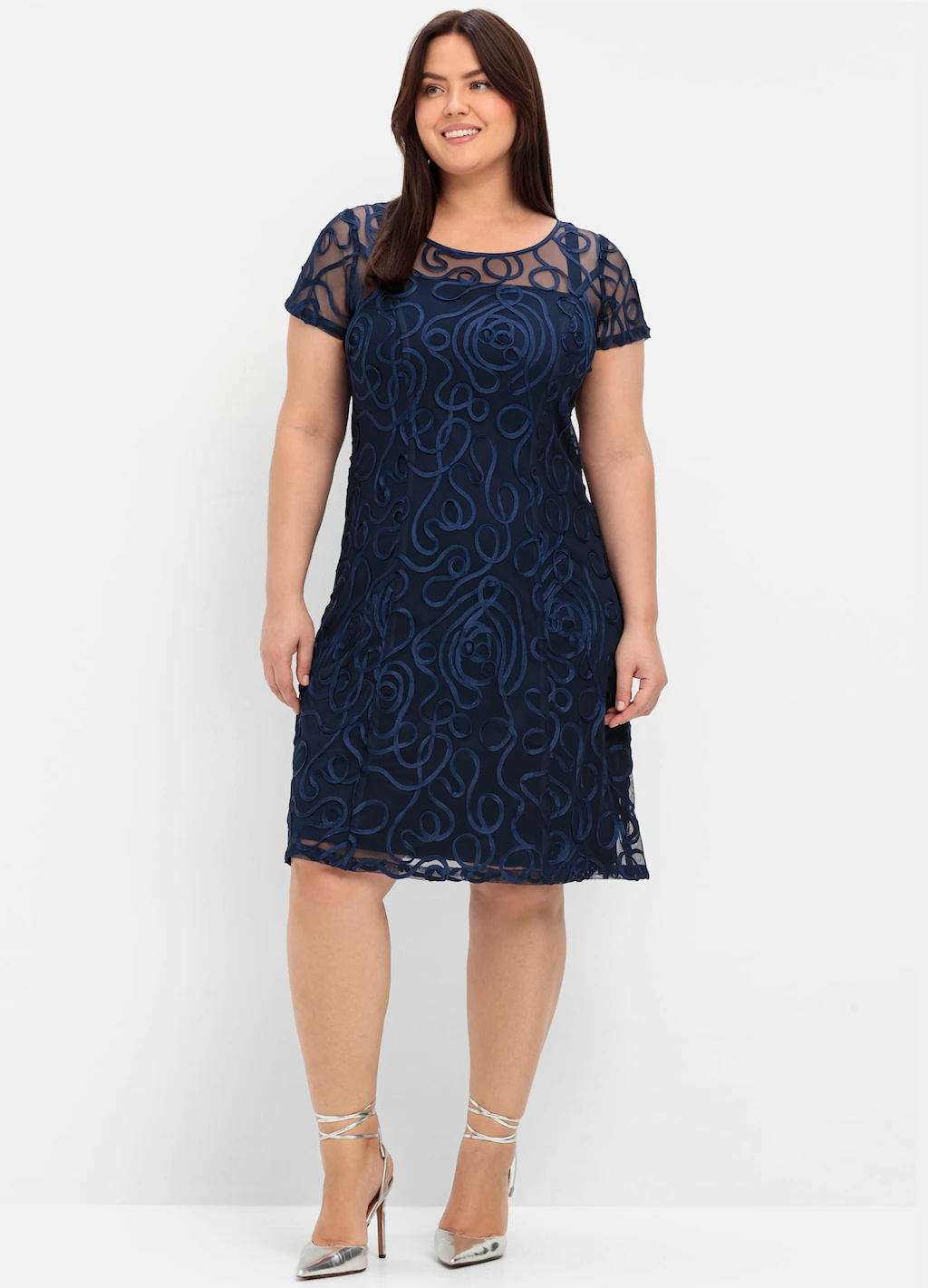 Sheego Spitzenkleid "Spitzenkleid" günstig online kaufen