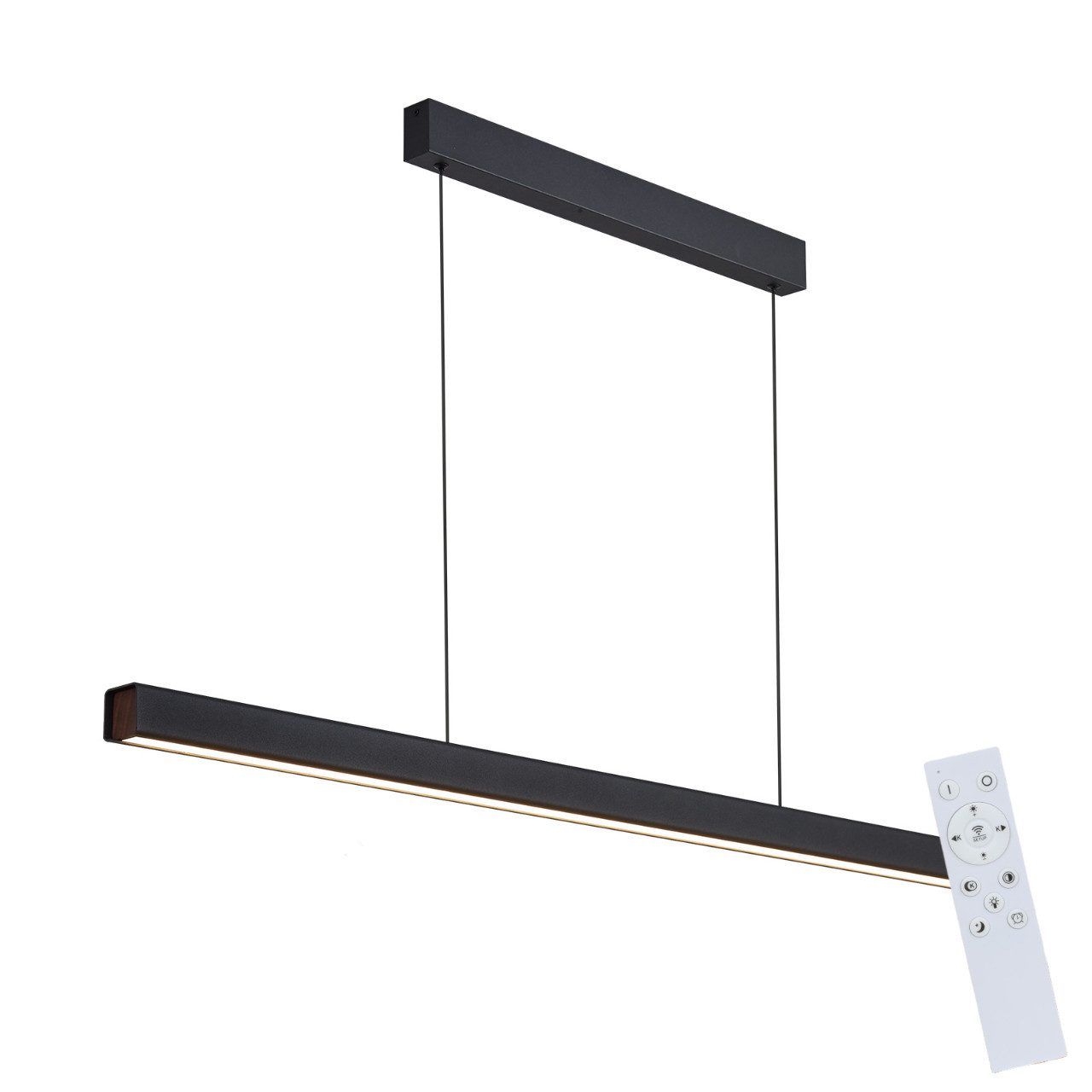ZMH Pendelleuchte LED Esstisch Pendelleuchten Schwarz günstig online kaufen