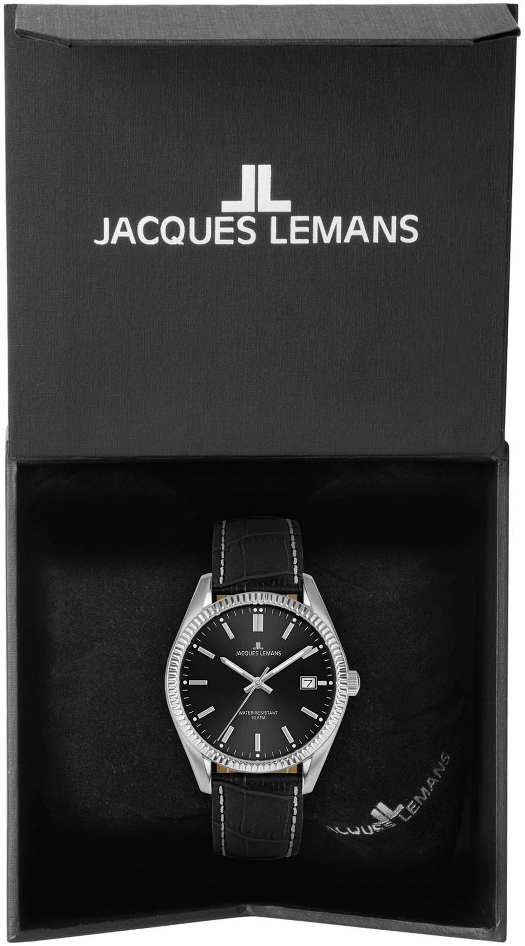 Jacques Lemans Quarzuhr Derby 50-3P, Armbanduhr, günstig online kaufen
