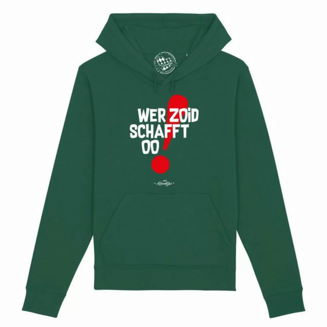 Bavariashop Hoodie Herren Hoodie "Wer zoid, schafft oo! günstig online kaufen