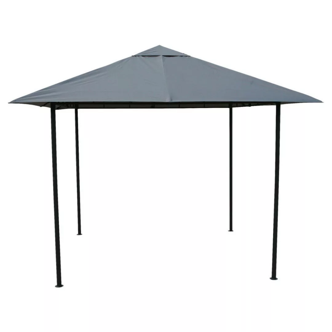 Grasekamp Pavillon Amalfi Flex grau Stahl B/H/L: ca. 300x253x300 cm günstig online kaufen