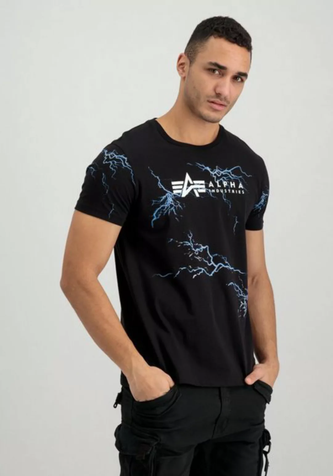 Alpha Industries T-Shirt Alpha Industries Men - T-Shirts Lightning AOP T-Sh günstig online kaufen