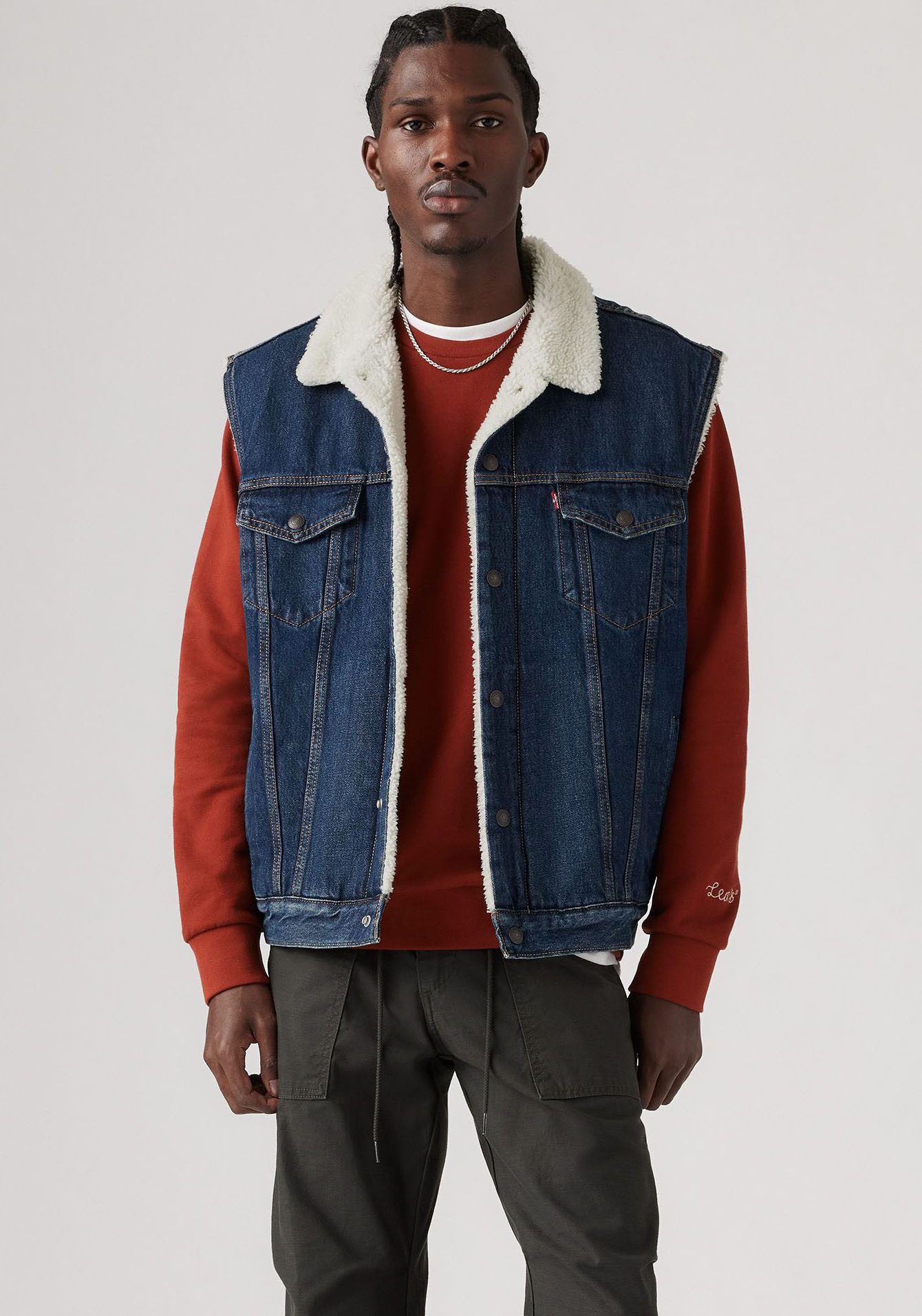 Levi's® Jeansweste SLEEVELESS TYPE 3 SHERPA günstig online kaufen