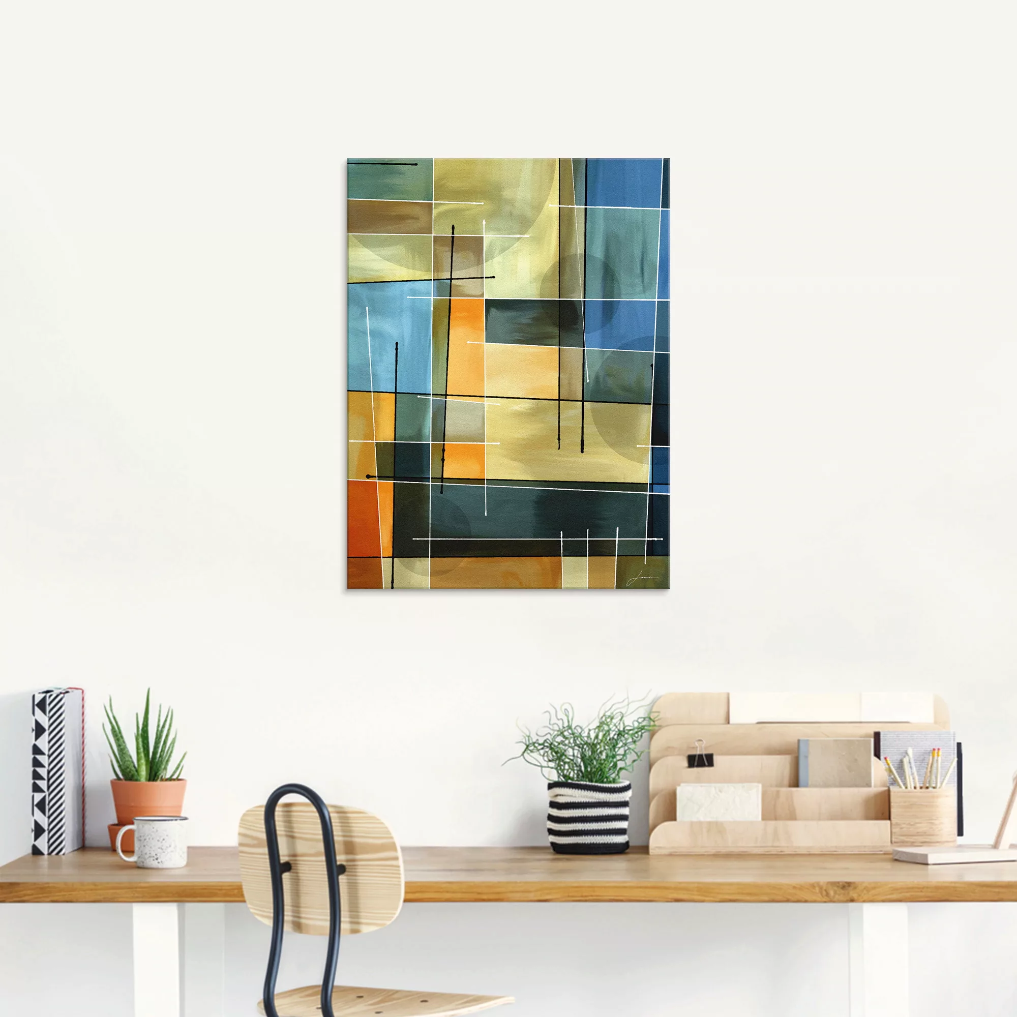 Artland Glasbild "Gegenbalance I", Muster, (1 St.) günstig online kaufen