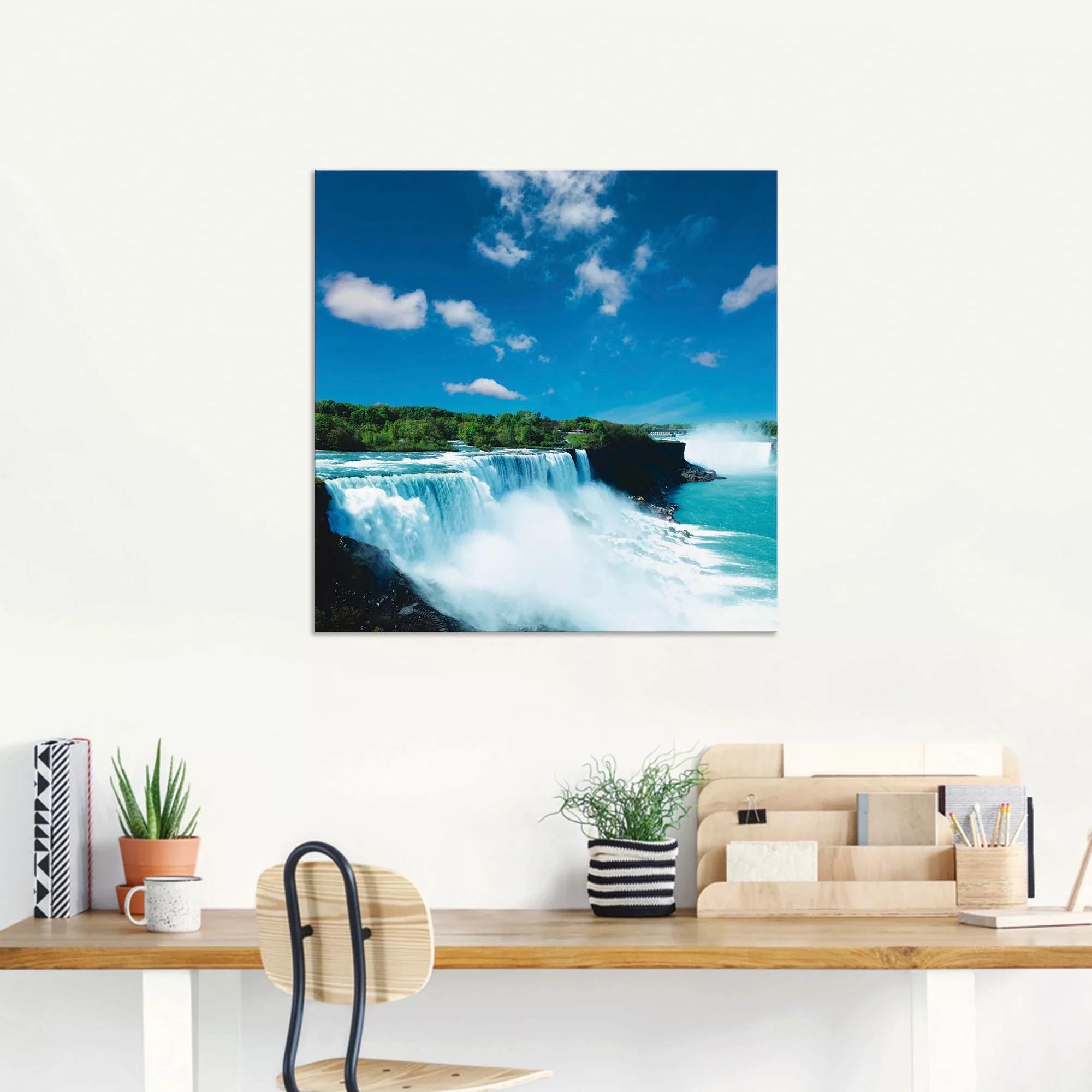 Artland Wandbild »Niagara«, Gewässer, (1 St.), als Alubild, Outdoorbild, Le günstig online kaufen