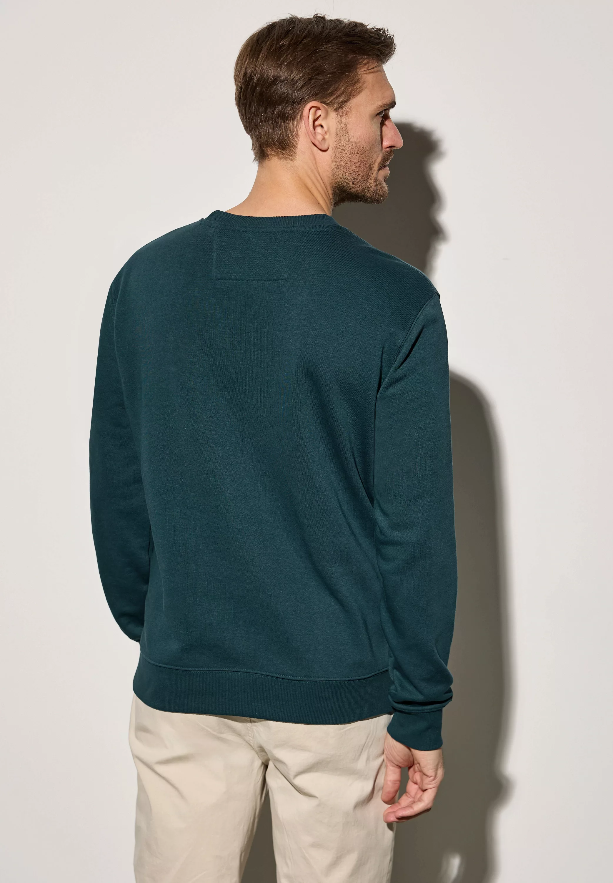 STREET ONE MEN Sweatshirt, im soften Baumwoll-Mix günstig online kaufen