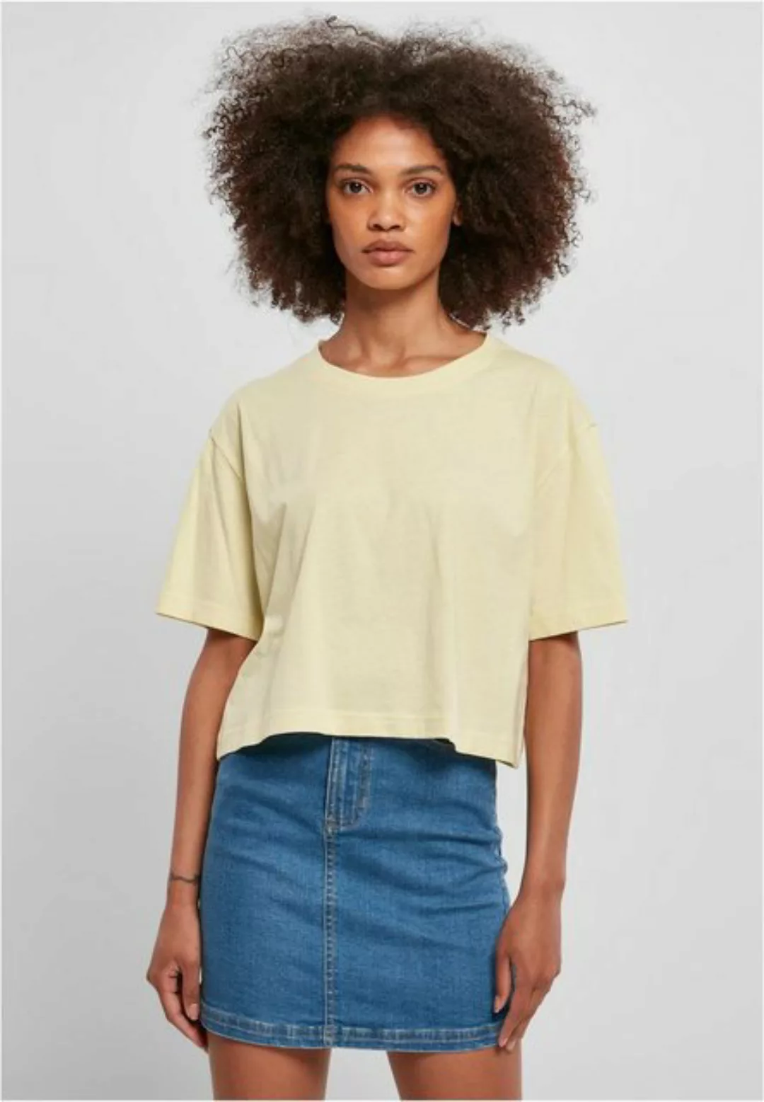 URBAN CLASSICS T-Shirt TB1555 - Ladies Short Oversized Tee softyellow 3XL günstig online kaufen